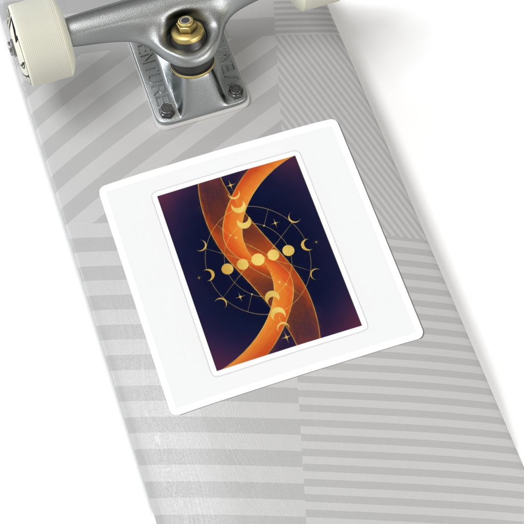 Celestial kiss-cut sticker — product view 9