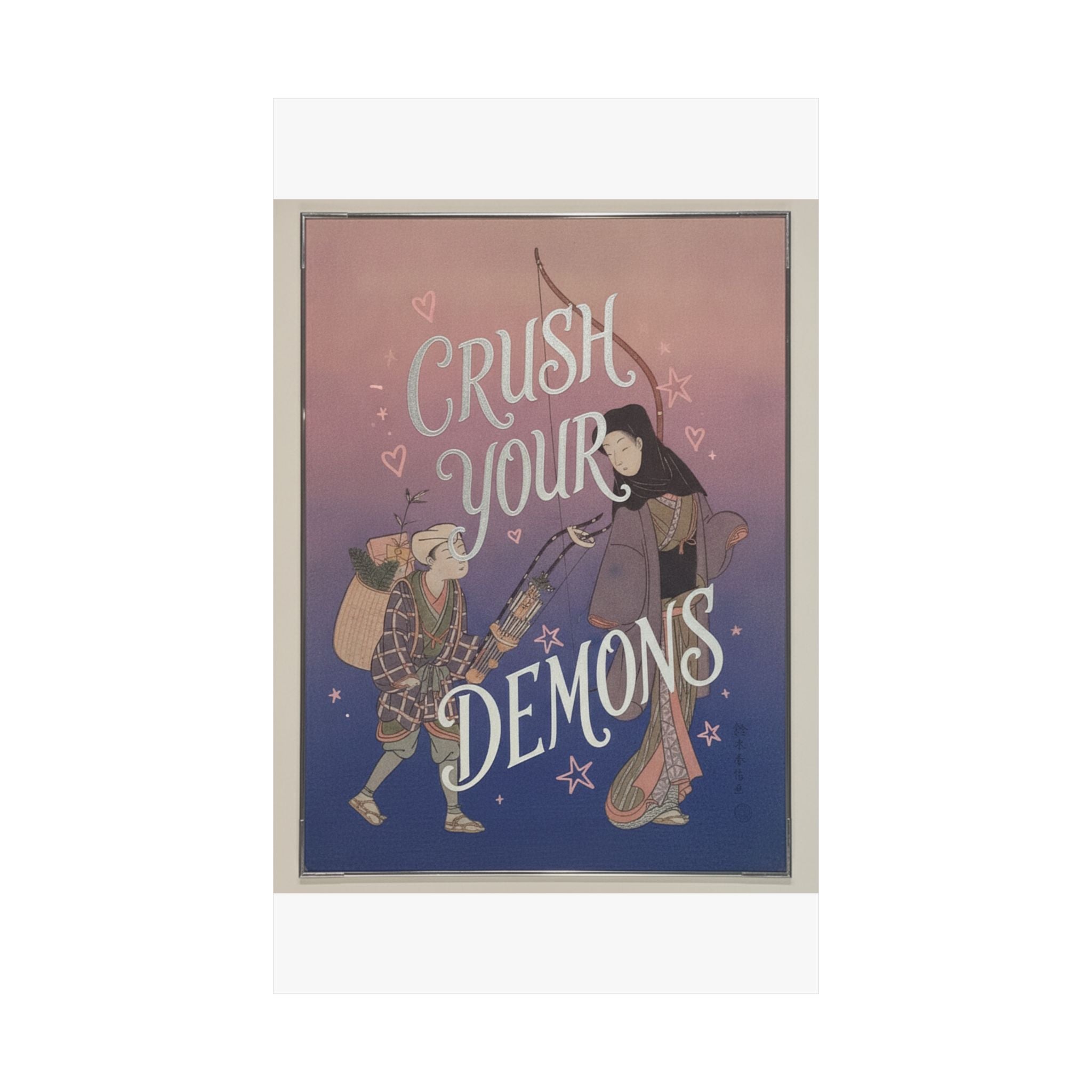 Affirmation — Demon-Crushing Bow — Matte Poster