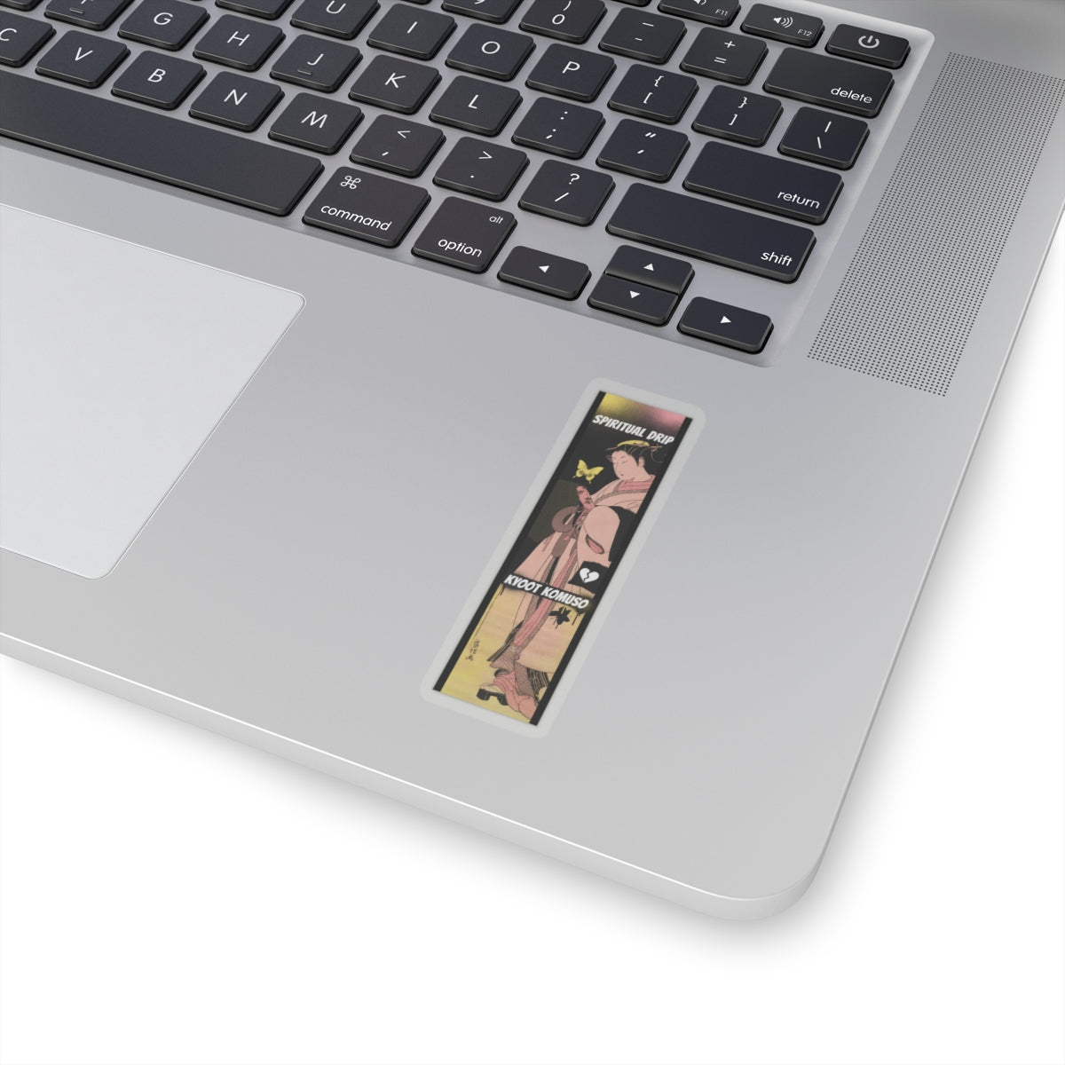 Streetwear Collage — A Girl As A Komuso — Kiss-Cut Sticker