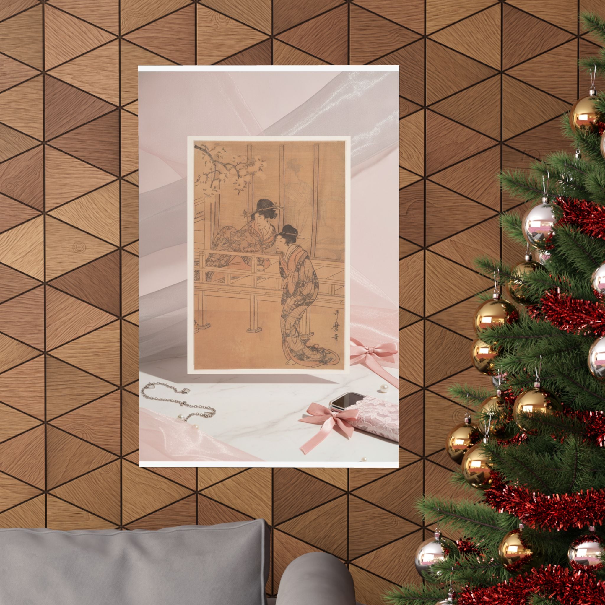 Product Marketing — The Lady Of Rokujo Being Visited By The Princess Aoi — Matte Poster