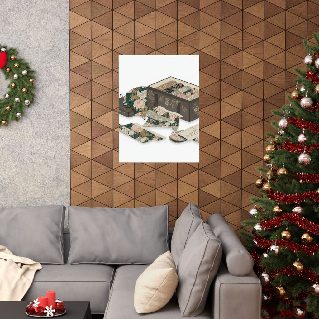 Ecommerce Main — Box With Draperies — Matte Poster