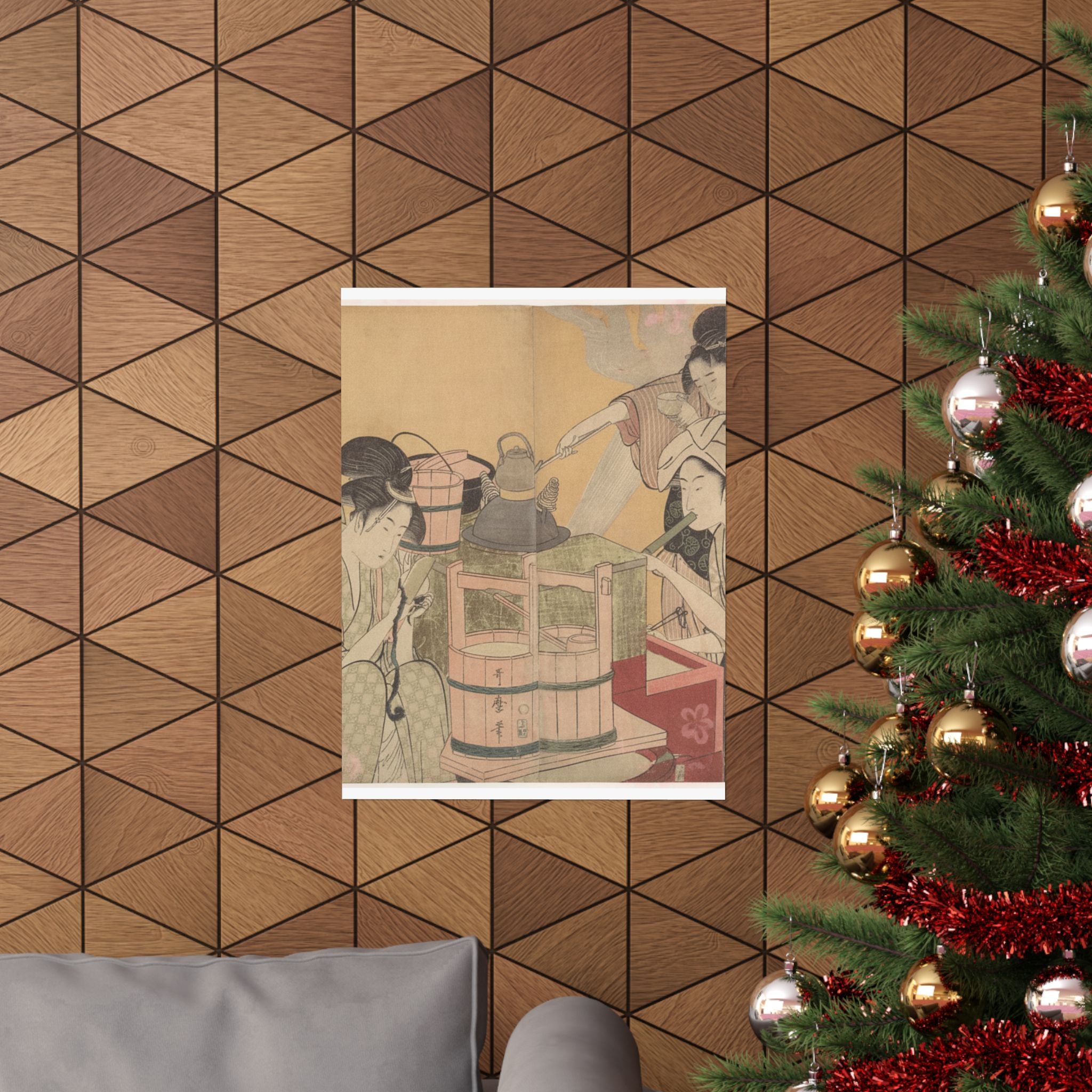 Southern Sunset — Kitchen Scene — Matte Poster