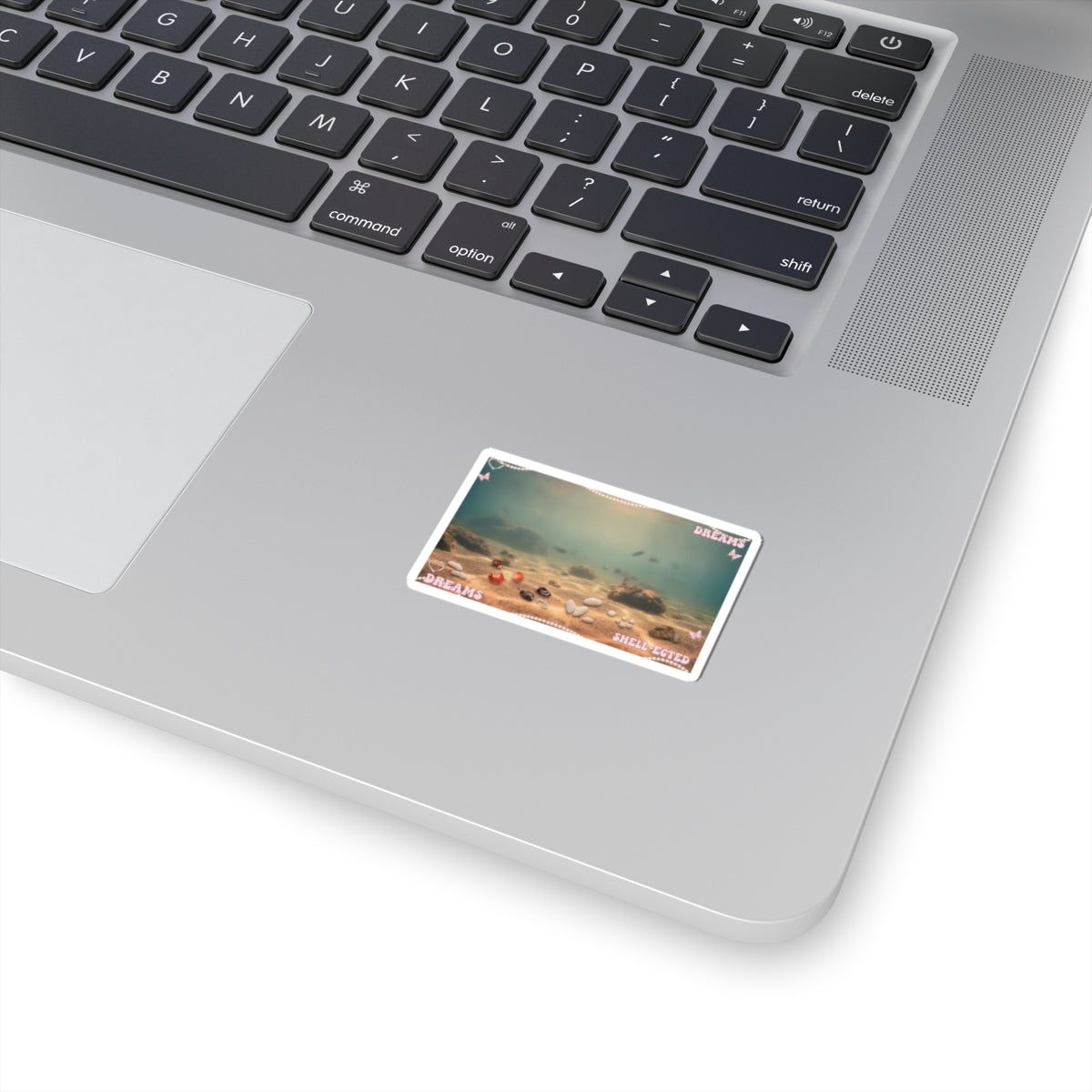 Scenic Nature — Shells Under Water — Kiss-Cut Sticker