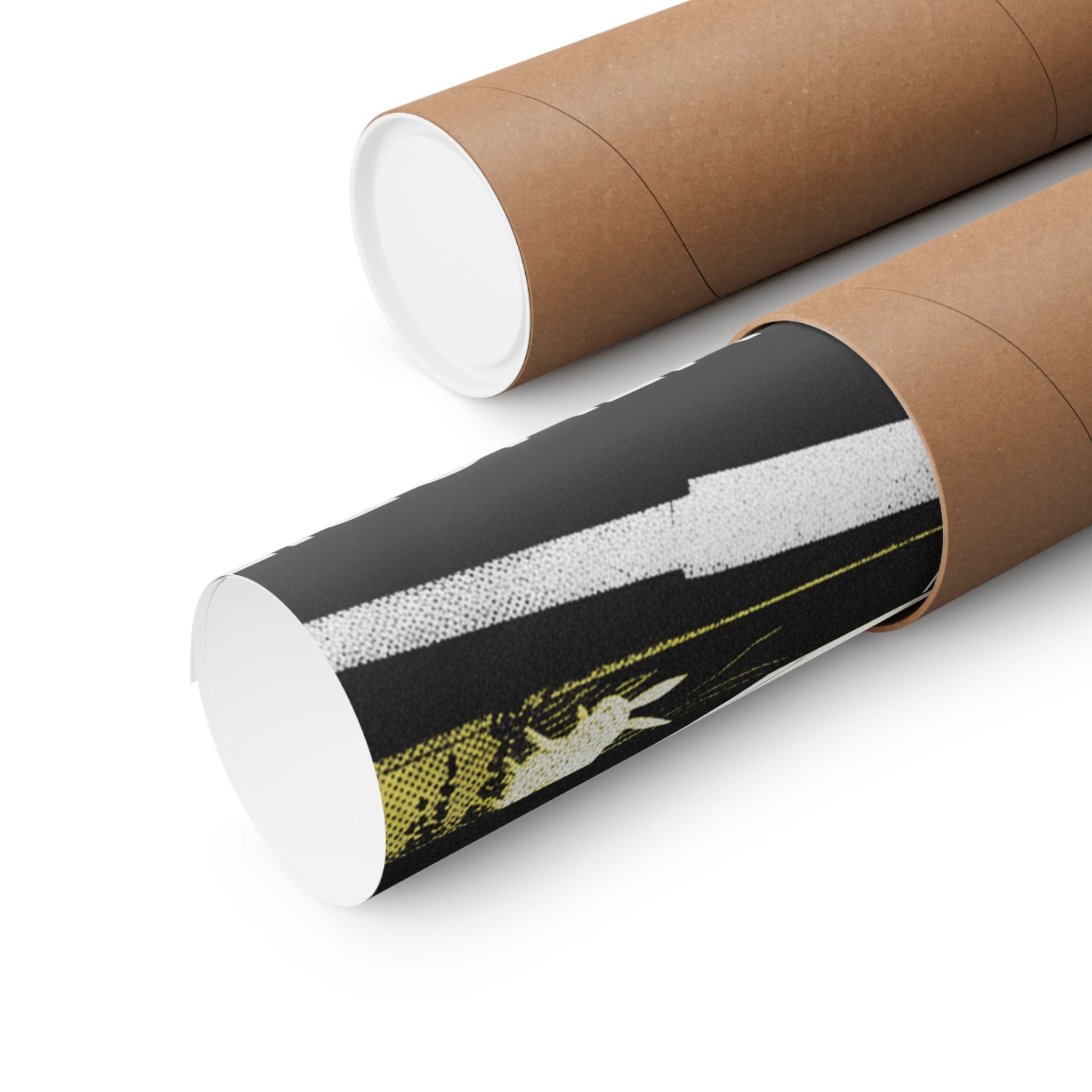 Streetwear Collage — Knife And Two Knife Handles — Matte Poster