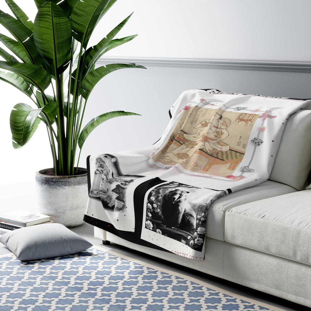 Clothing Collage Throw Blanket