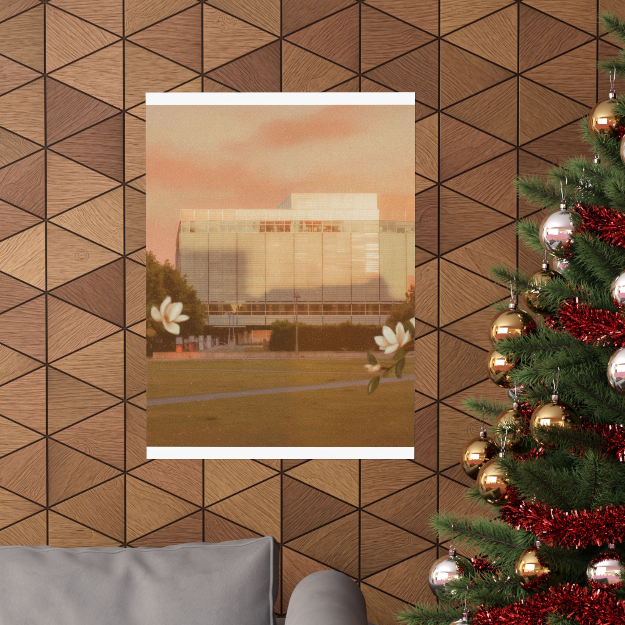 Southern Sunset — Building — Matte Poster