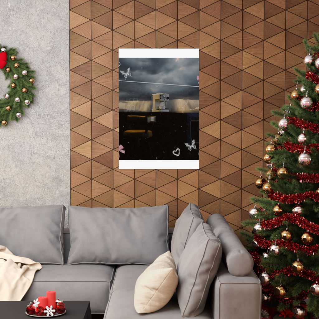 Dramatic Storm — Kitchen — Matte Poster