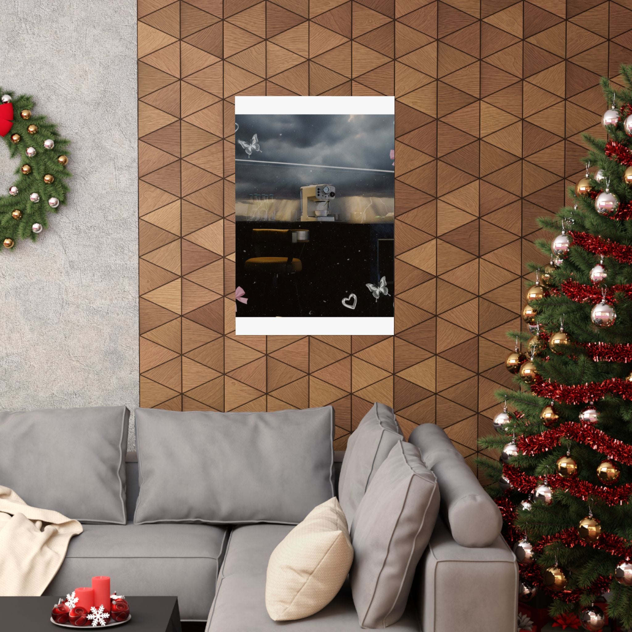 Dramatic Storm — Kitchen — Matte Poster