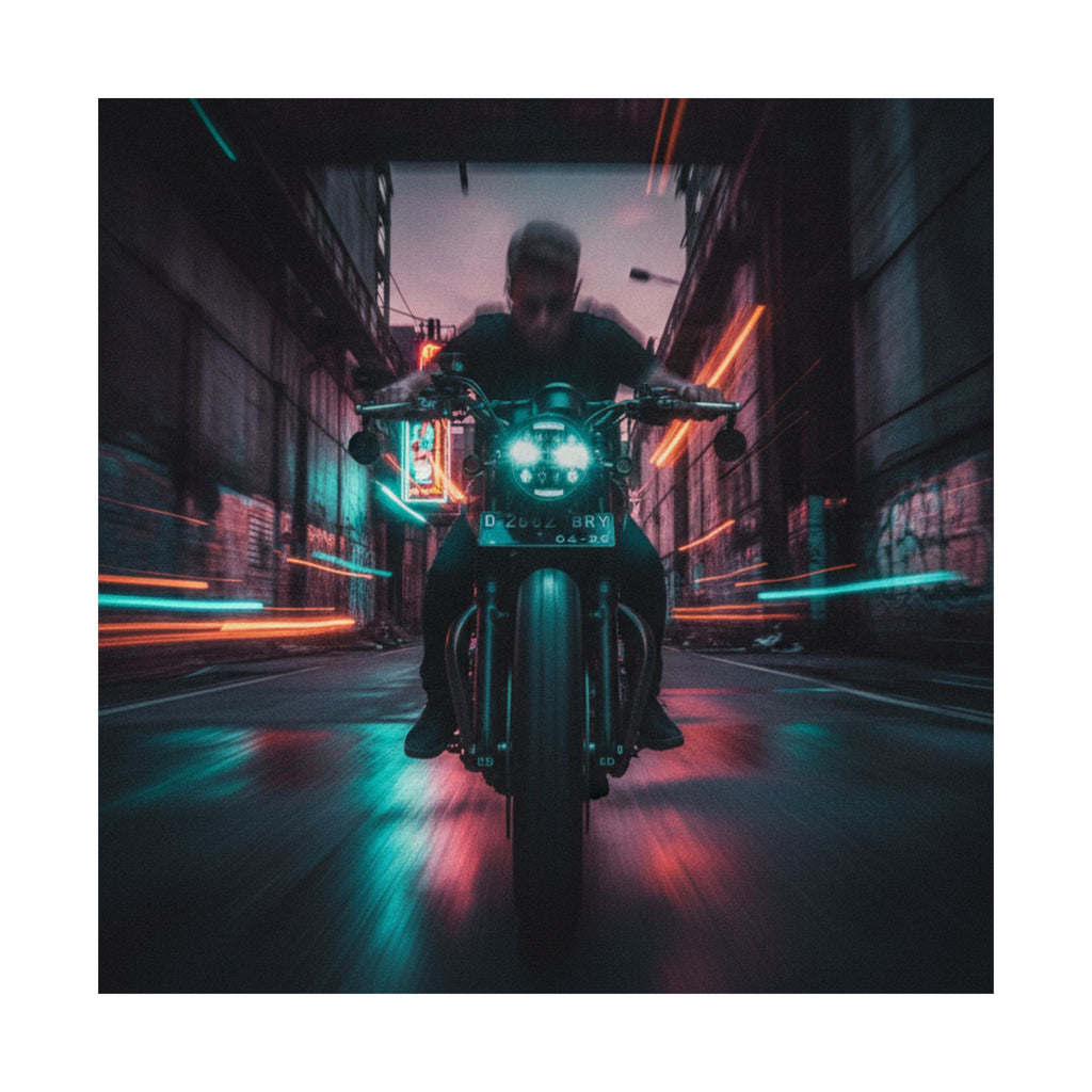 Fast Furious — Motorcycle — Matte Poster