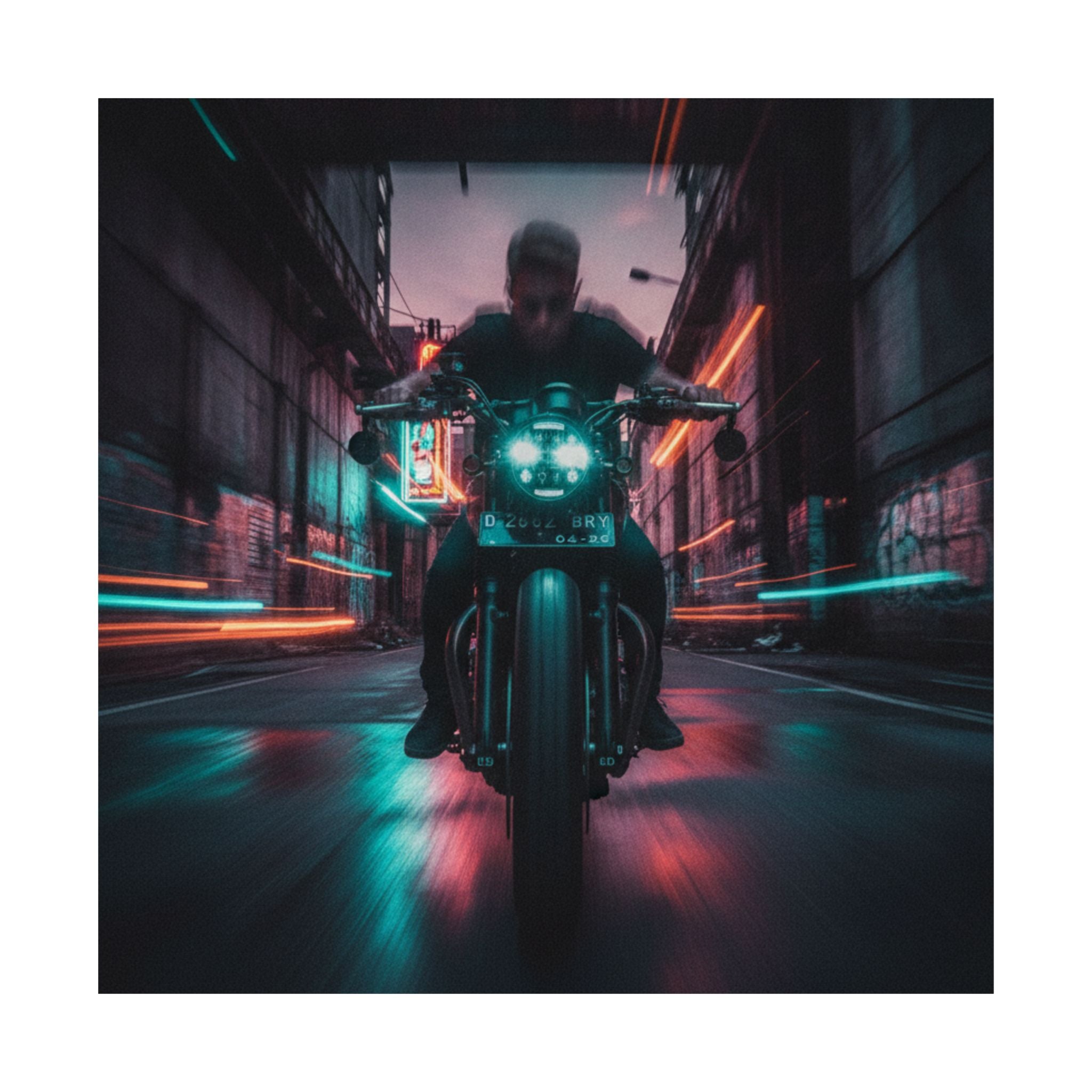 Fast Furious — Motorcycle — Matte Poster