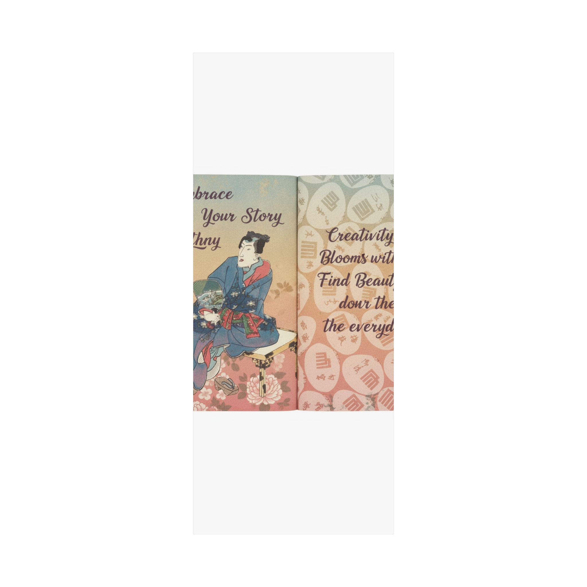 Affirmation — A Fraudulent Murasaki’S Rustic Genji  By Ryūtei Tanehiko — Matte Poster