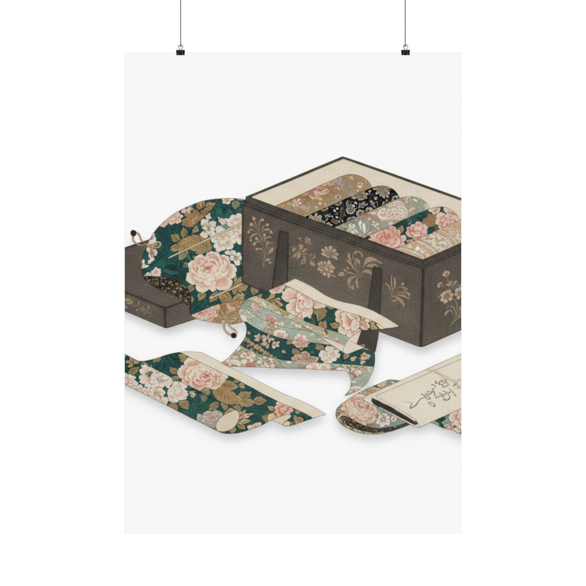 Ecommerce Main — Box With Draperies — Matte Poster