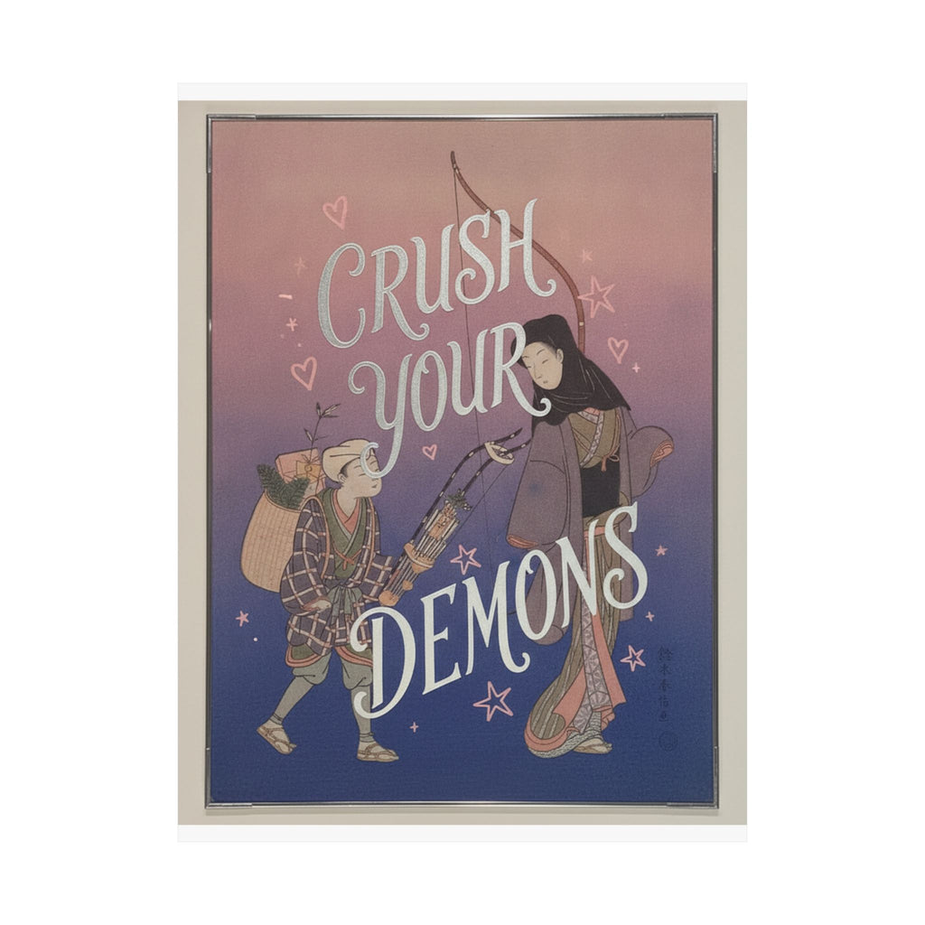 Affirmation — Demon-Crushing Bow — Matte Poster