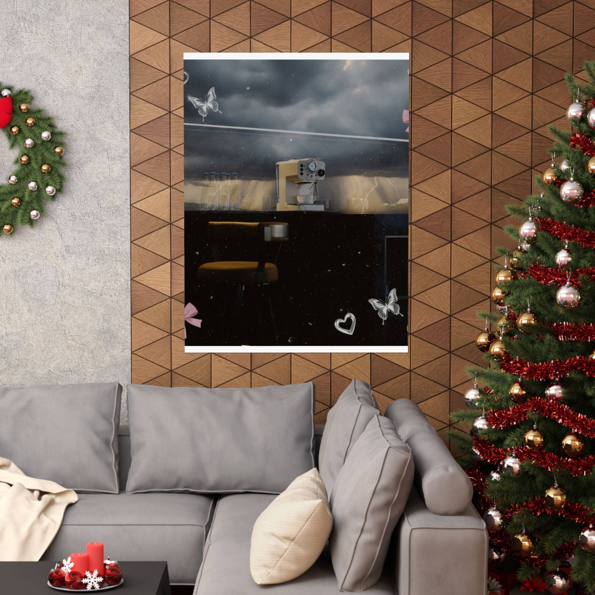 Dramatic Storm — Kitchen — Matte Poster