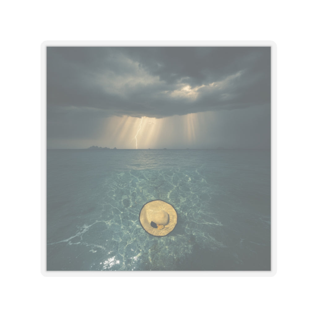 Dramatic Storm kiss-cut sticker by Zukkay