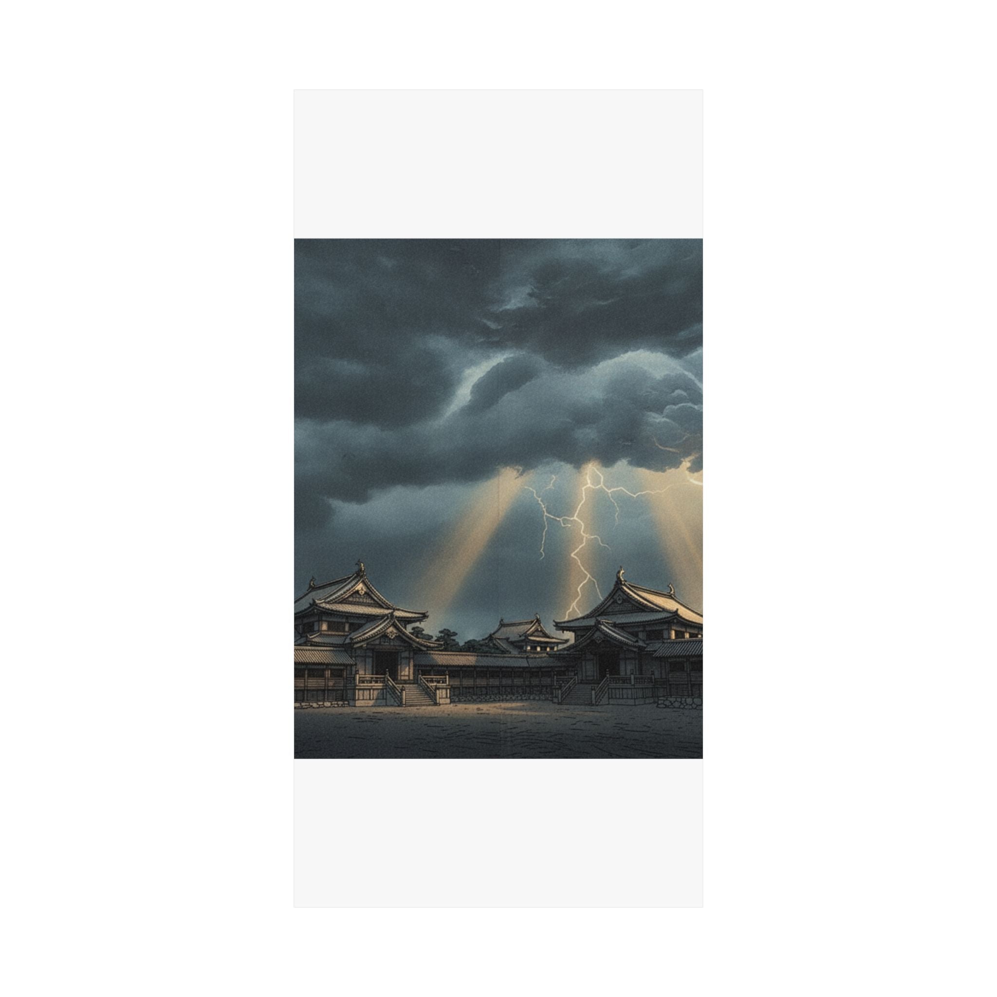 Dramatic Storm — The Inner Palace Of Chiyoda (Chiyoda No Ōoku) — Matte Poster