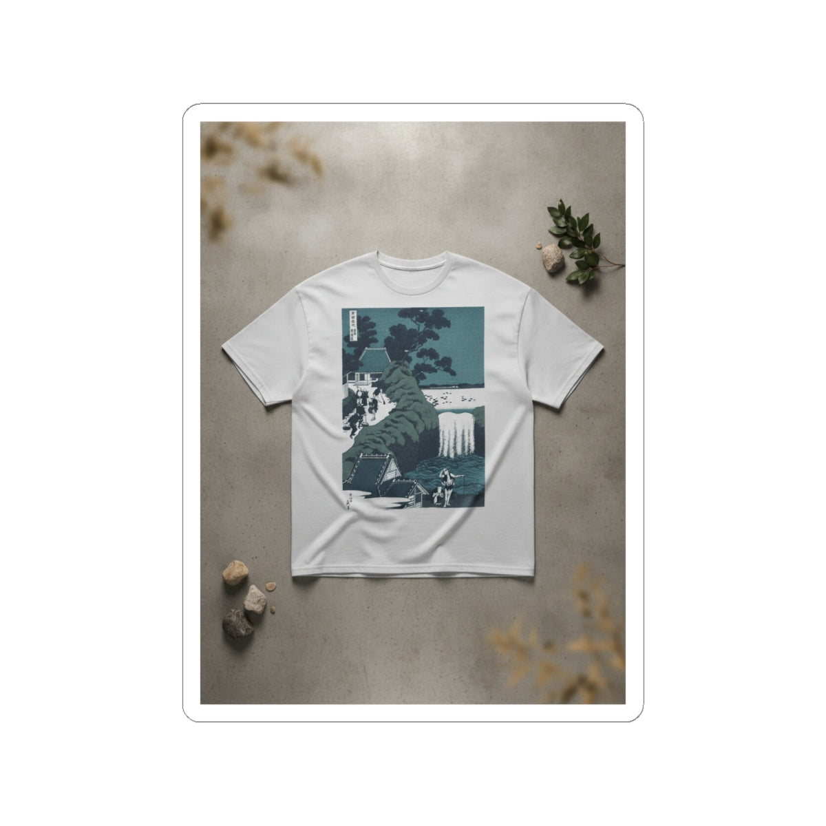 Product Marketing — Fall Of Aoiga Oka, Yedo — Kiss-Cut Sticker