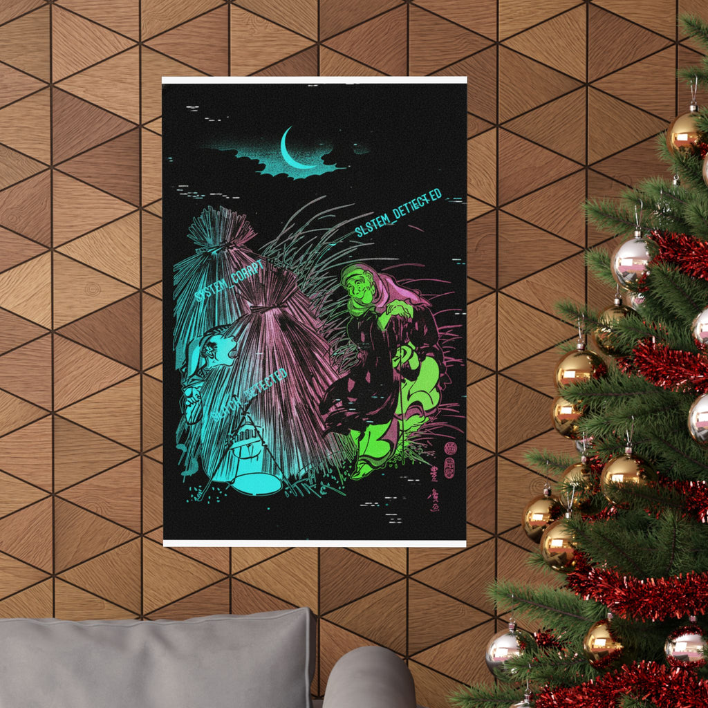 Glitch Culture — Trapping The Fox — Matte Poster