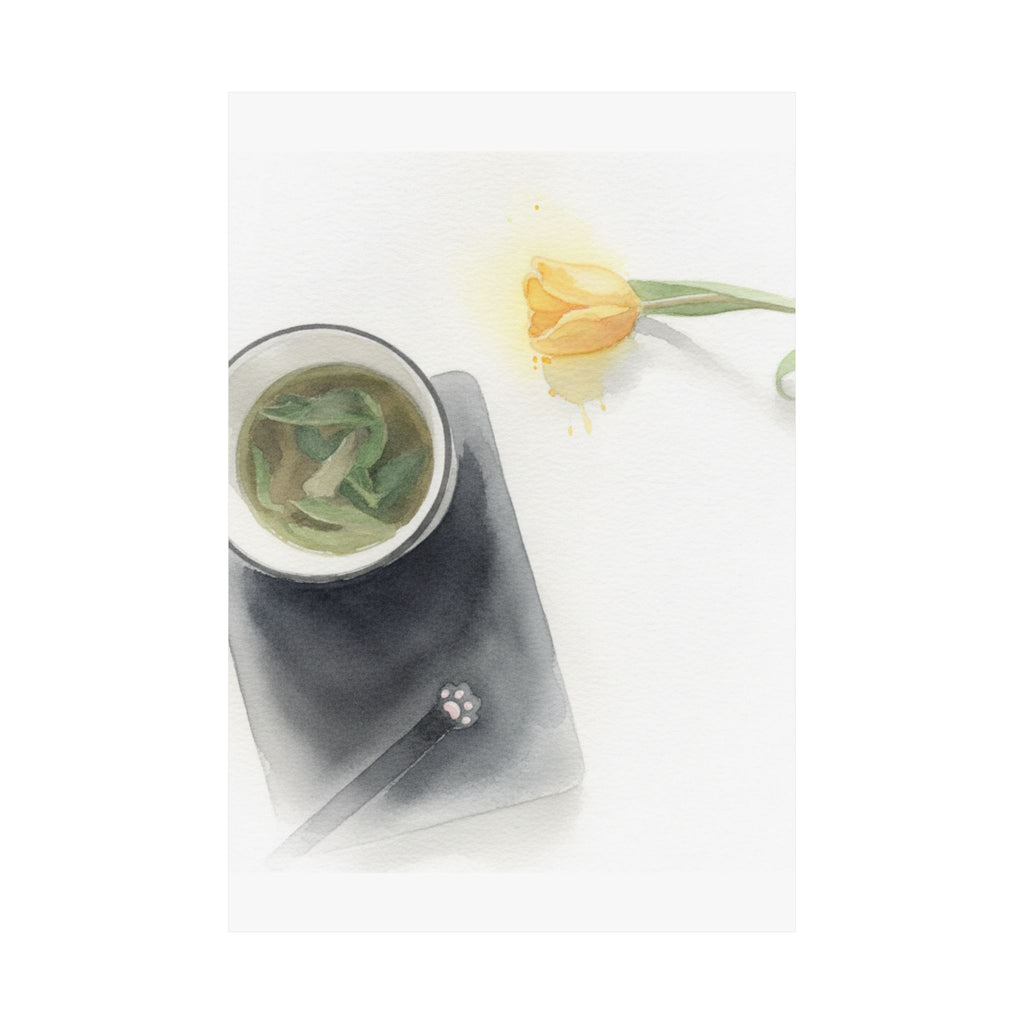 Watercolor — Flower — Matte Poster