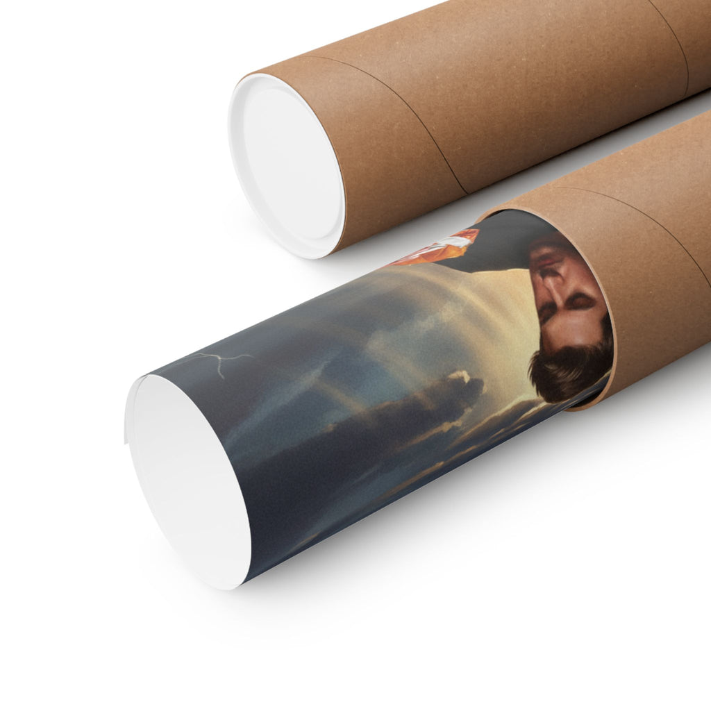 Dramatic Storm — Person — Matte Poster