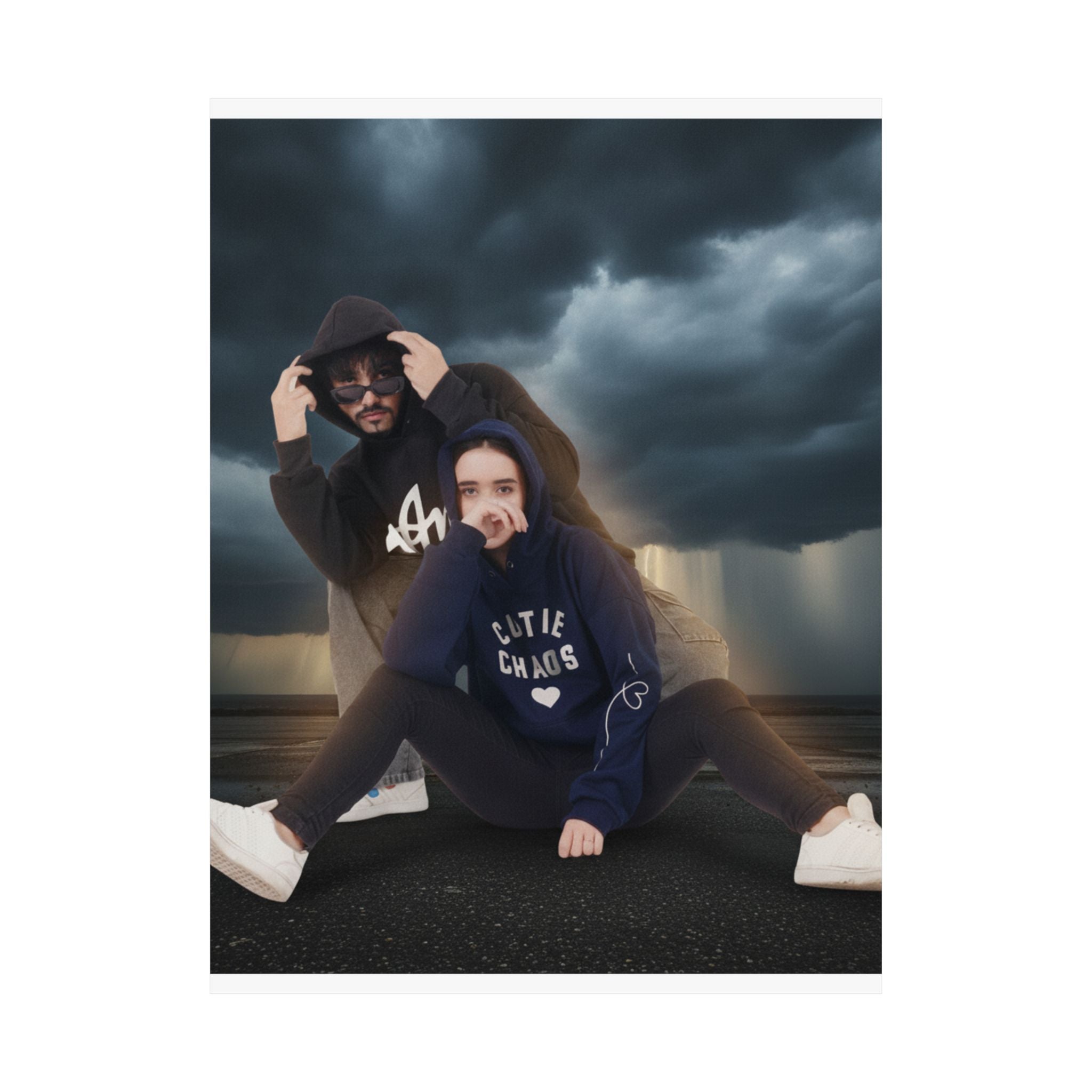 Dramatic Storm — People — Matte Poster