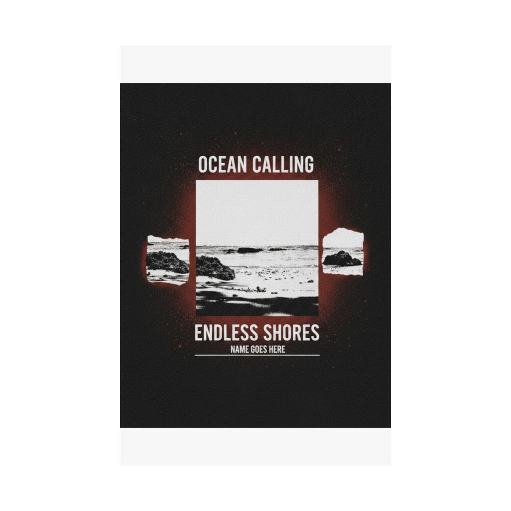 Streetwear Collage — Beach — Matte Poster