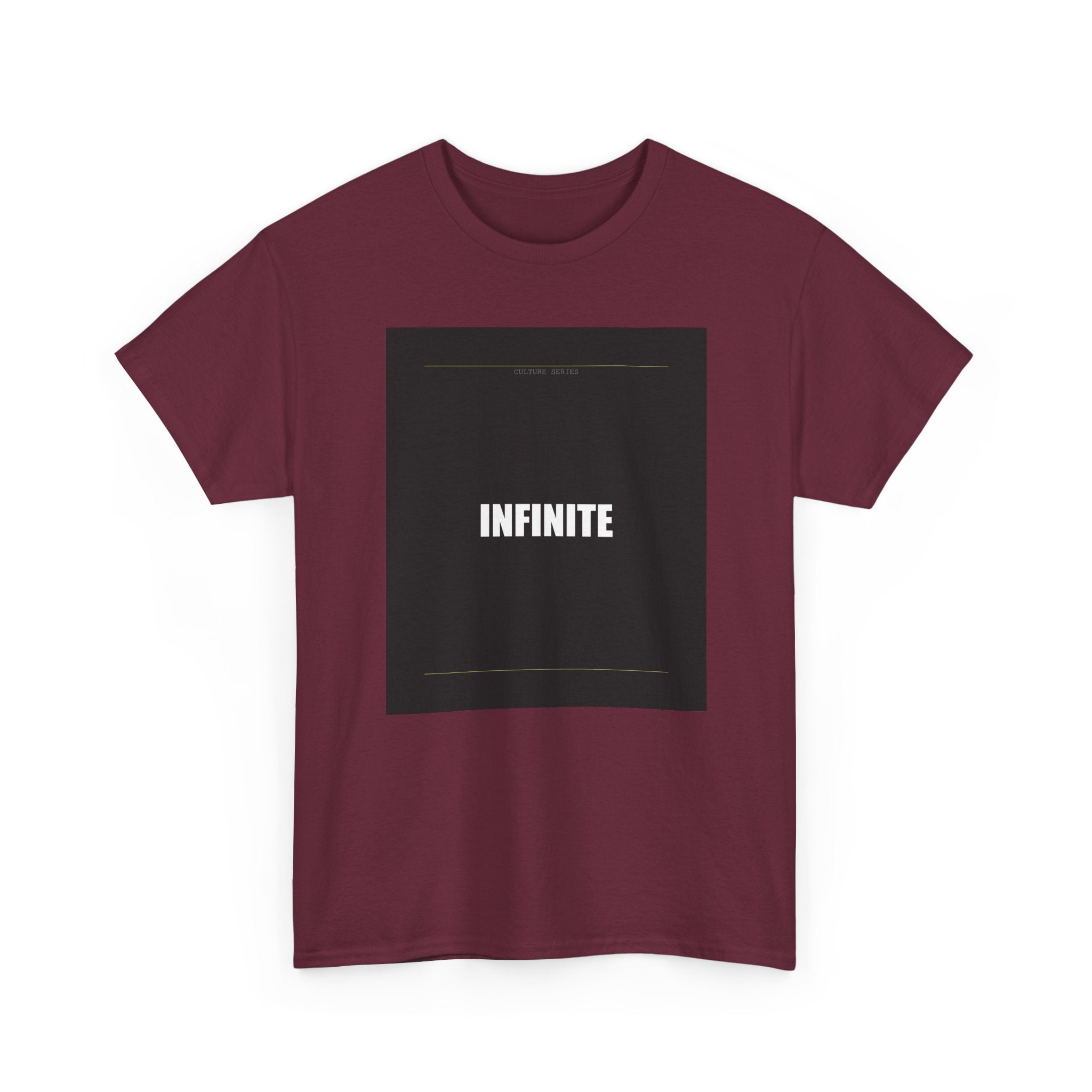 INFINITE Bold Type Charcoal Block Graphic Tee