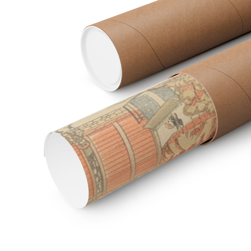Watercolor — Edo Hakkei No Zu — Matte Poster