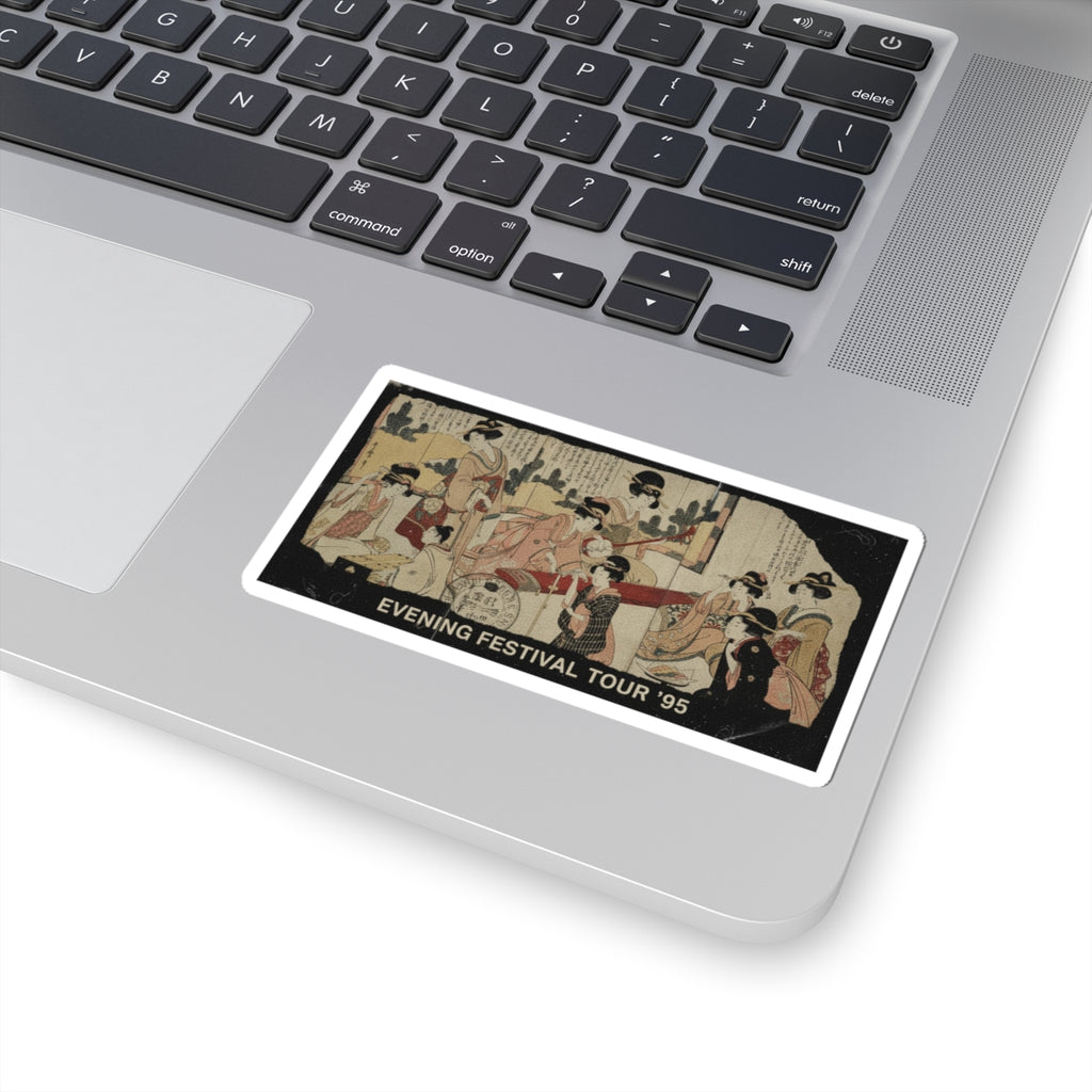 Vintage Bootleg — A Merry Evening Party — Kiss-Cut Sticker