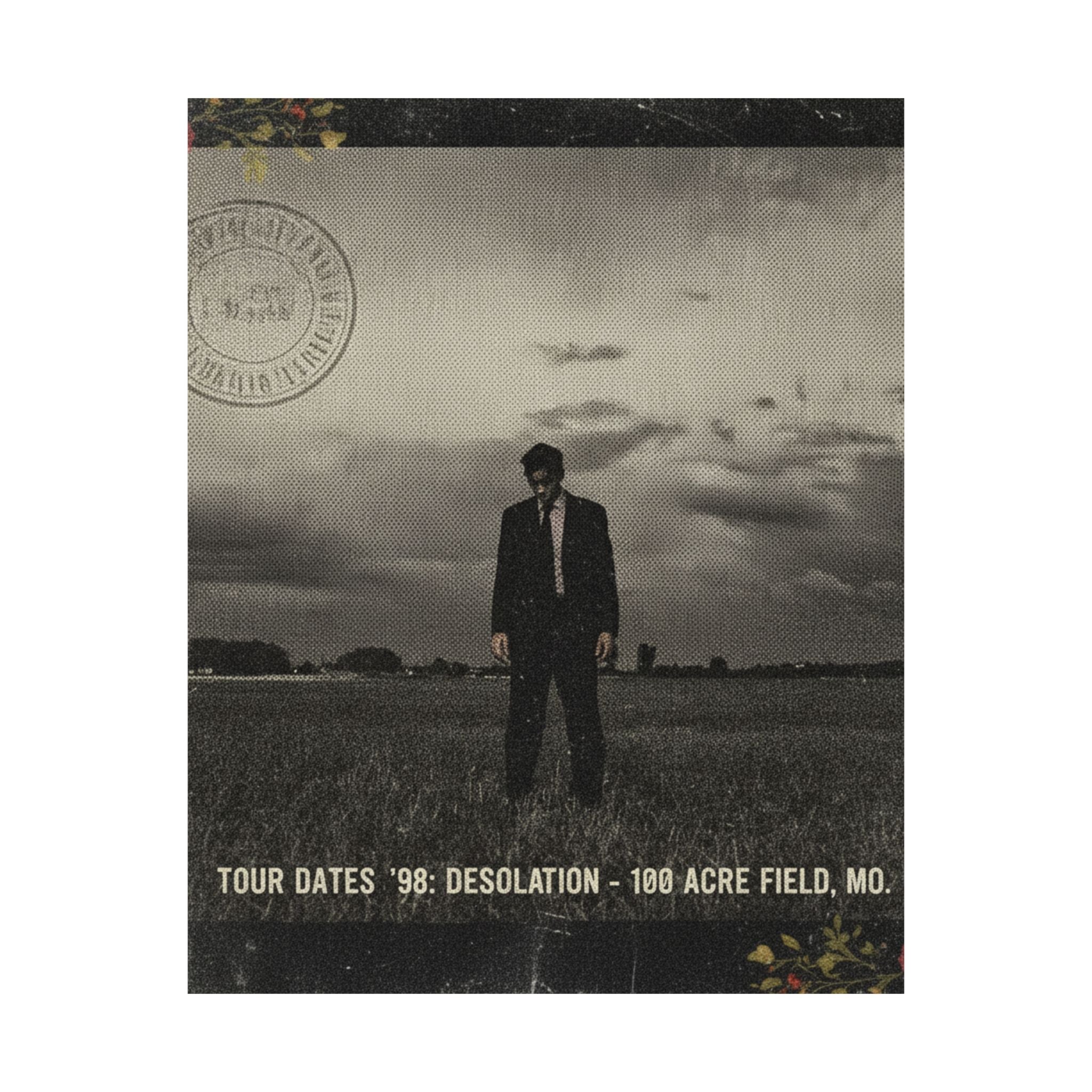 Desolation '98 Tour Vintage Bootleg Field Poster