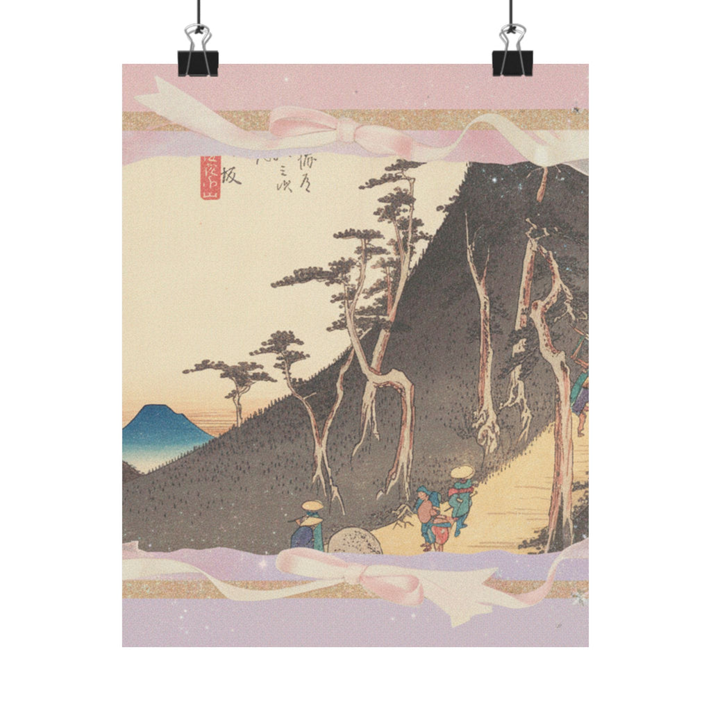 Affirmation — Station Twenty-Six: Nissaka, Sayo No Nakayama, From The Fifty-Three Stations Of  — Matte Poster