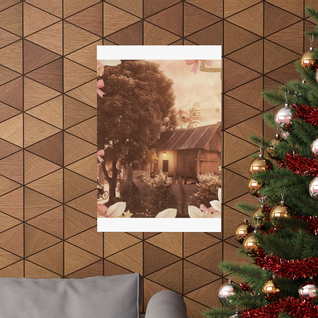 Southern Sunset — House — Matte Poster