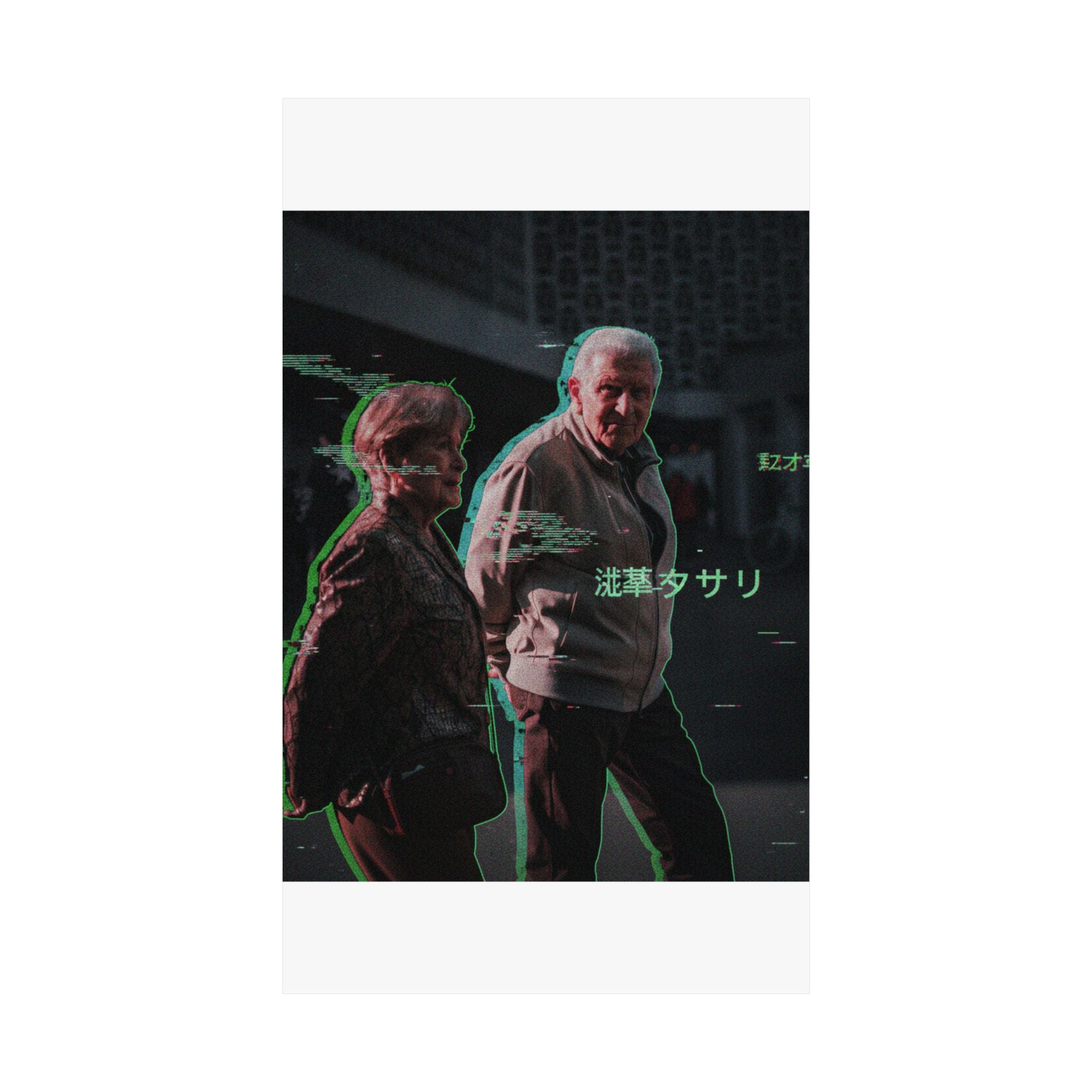 Glitch Culture — Person — Matte Poster