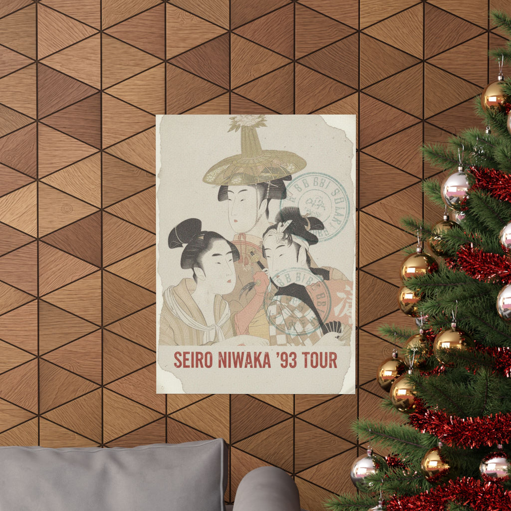 Vintage Bootleg — Seiro Niwaka Onna Geisha No Bu Tojin Shishi Sumo — Matte Poster