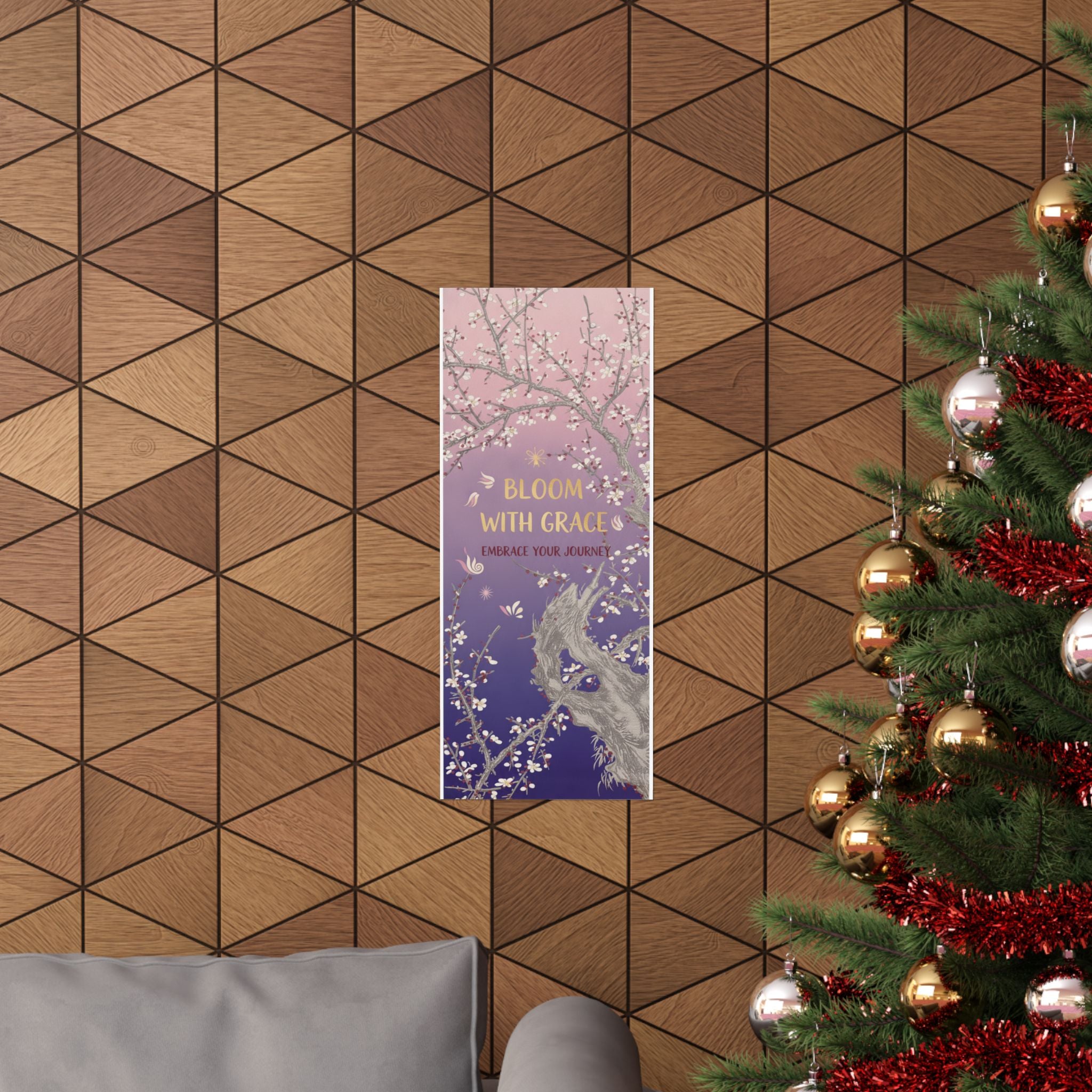 Affirmation — Plum Tree In Blossom — Matte Poster