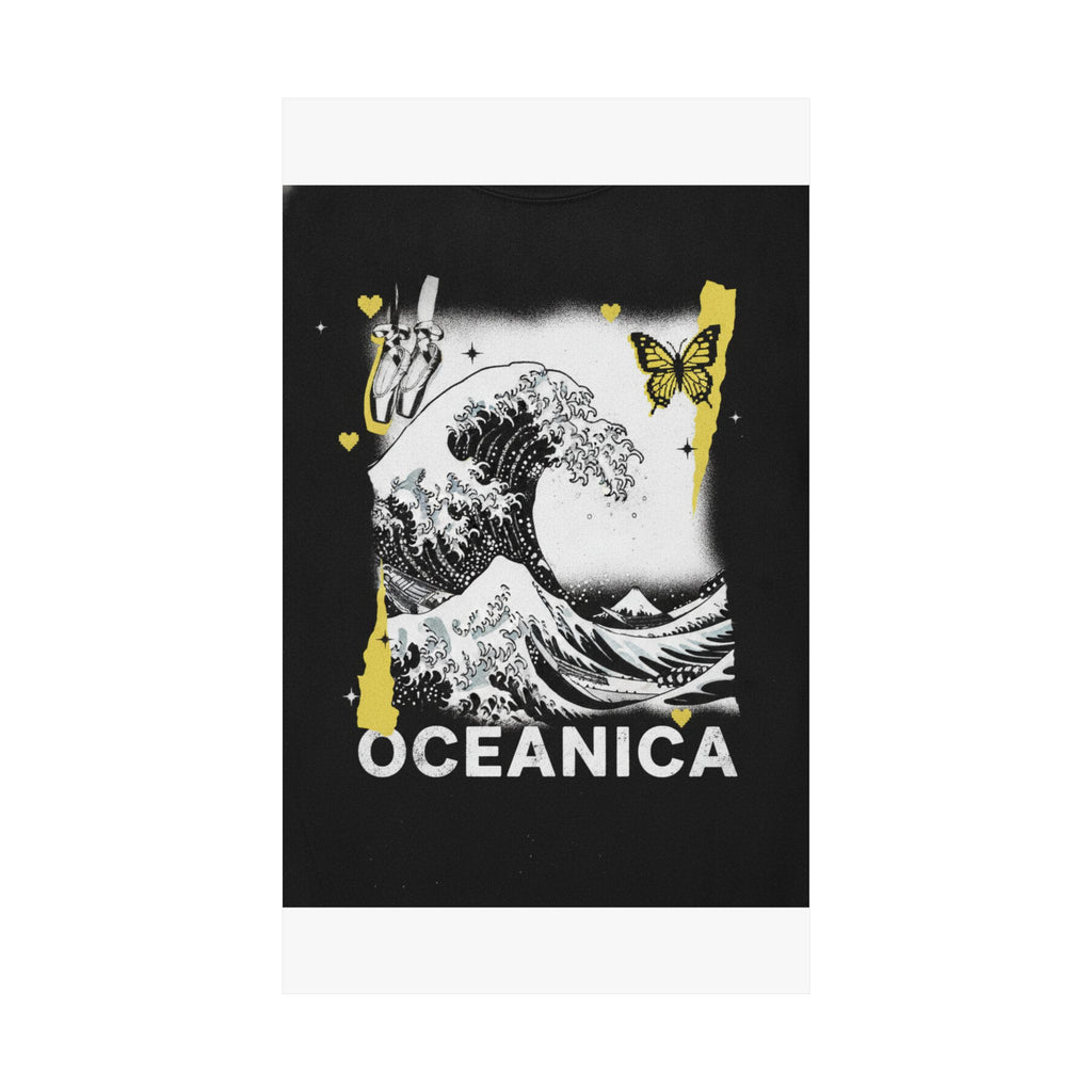 Streetwear Collage — Wave — Matte Poster