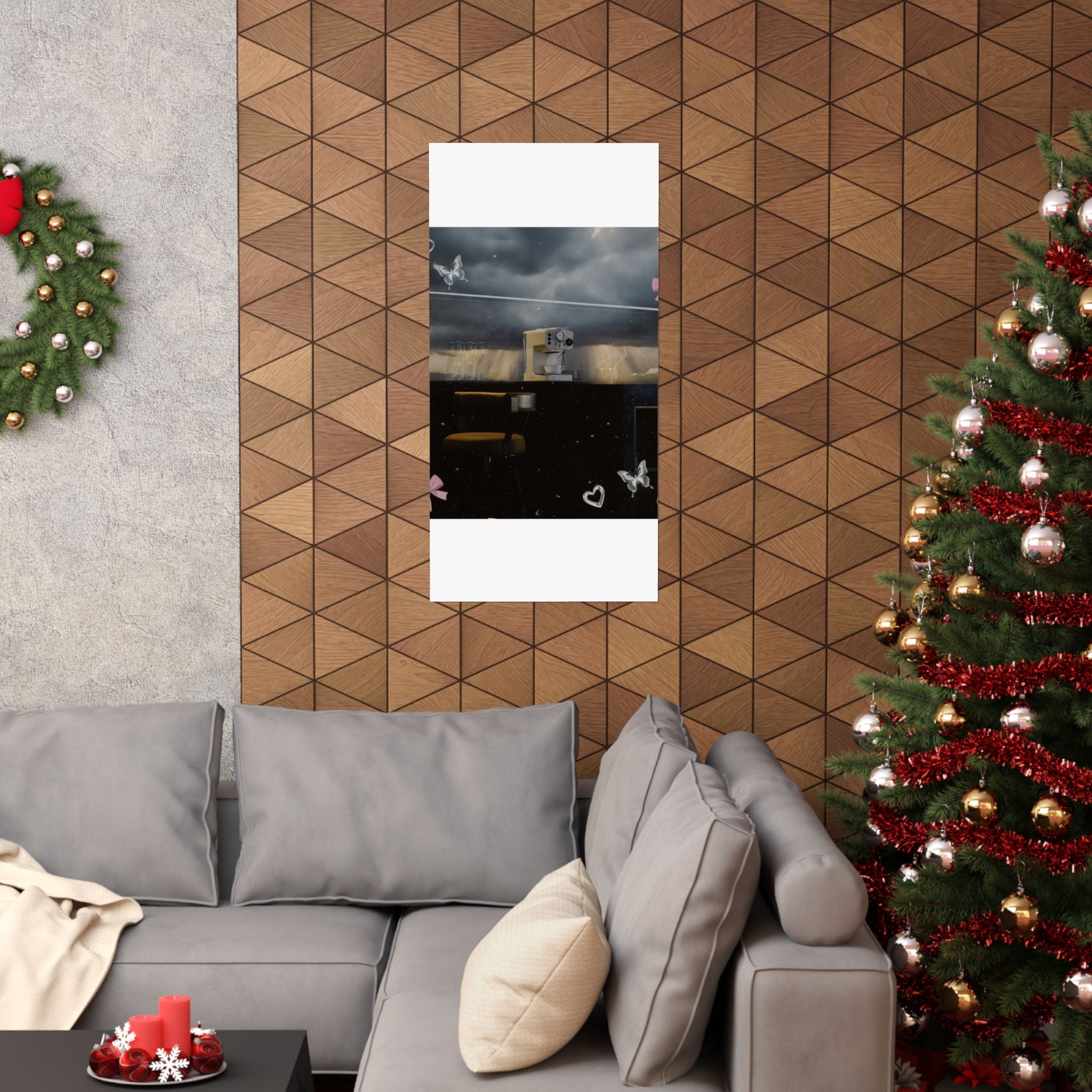 Dramatic Storm — Kitchen — Matte Poster