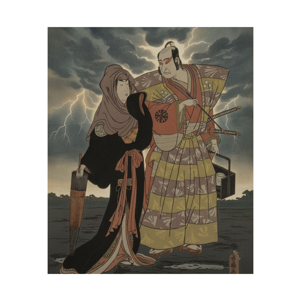 Dramatic Storm — Scene From A Drama — Matte Poster