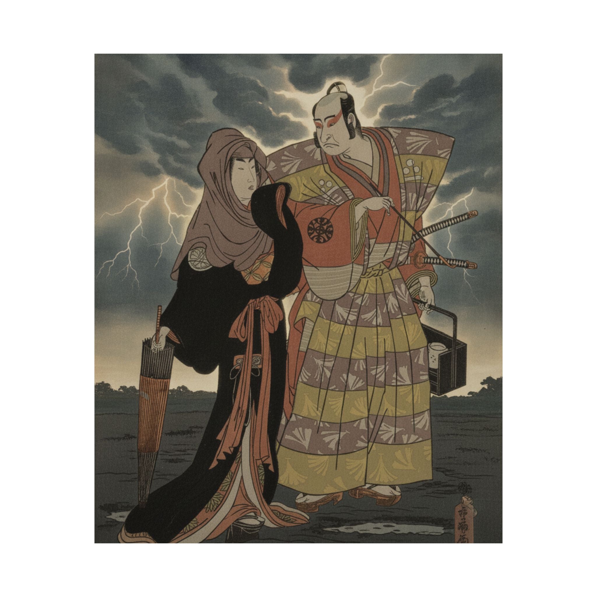 Dramatic Storm — Scene From A Drama — Matte Poster