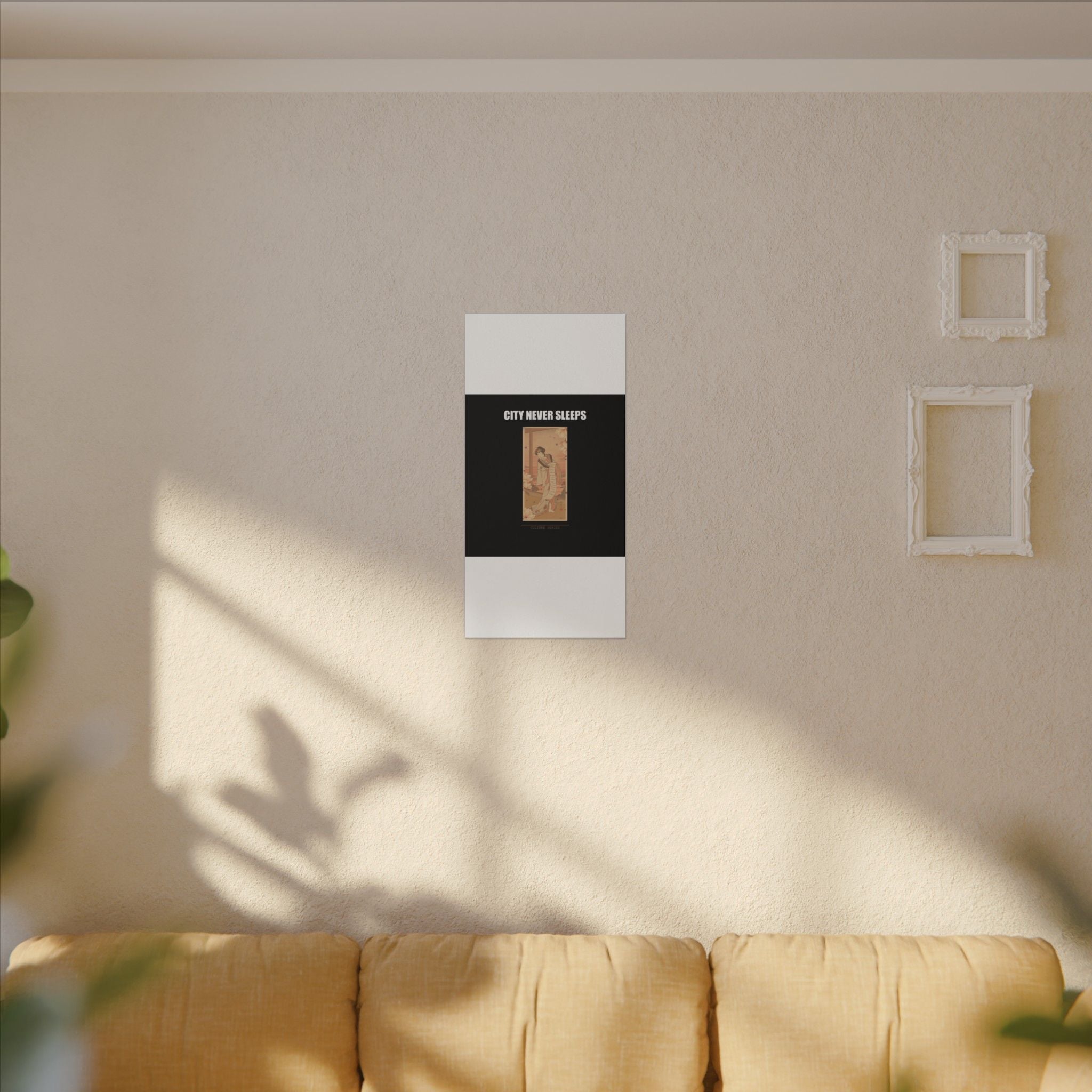 STREET CERTIFIED | The Second Yamashito Kinsaku As A Courtesan Standing In A Room — Matte Canvas