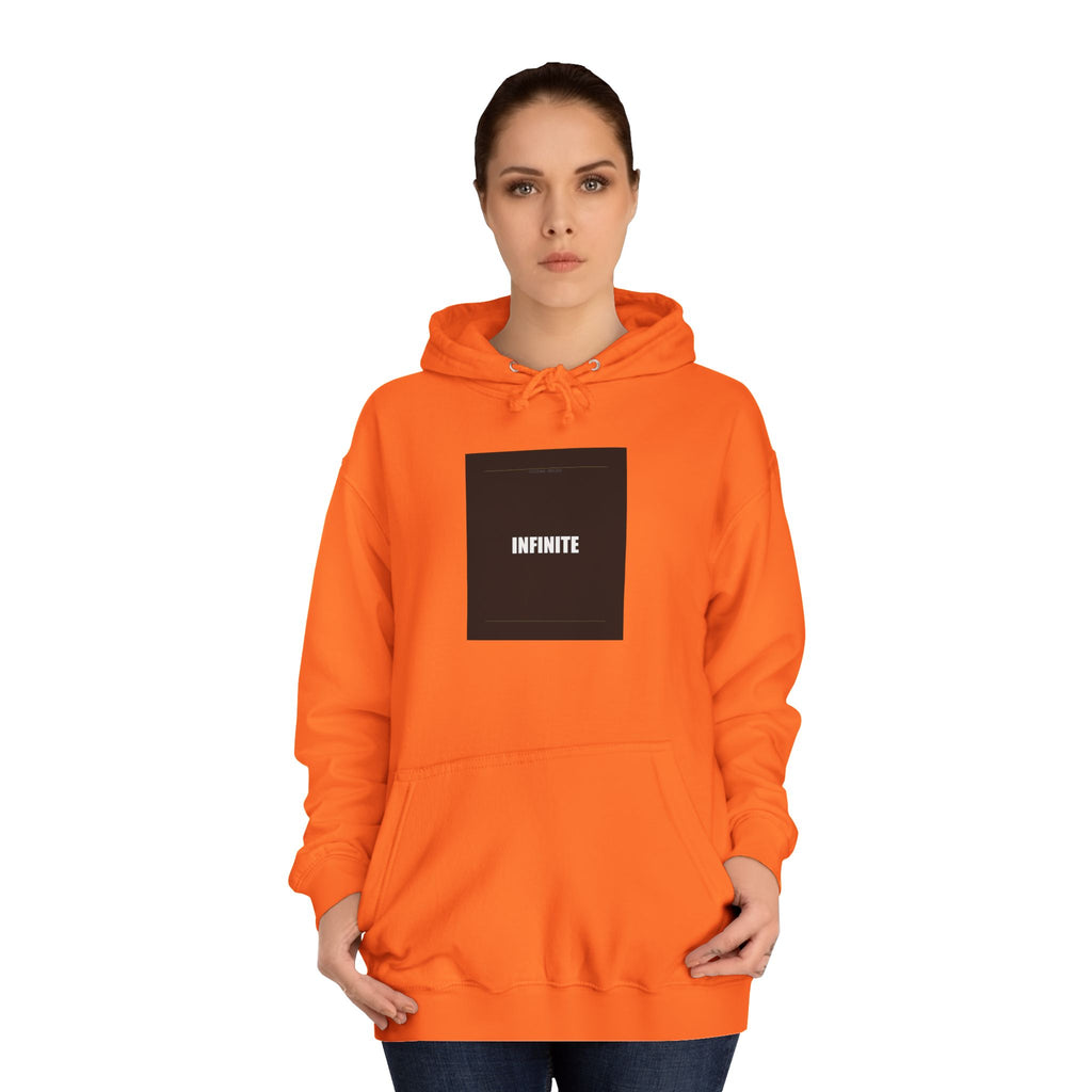 INFINITE Charcoal Type Block Pullover Hoodie