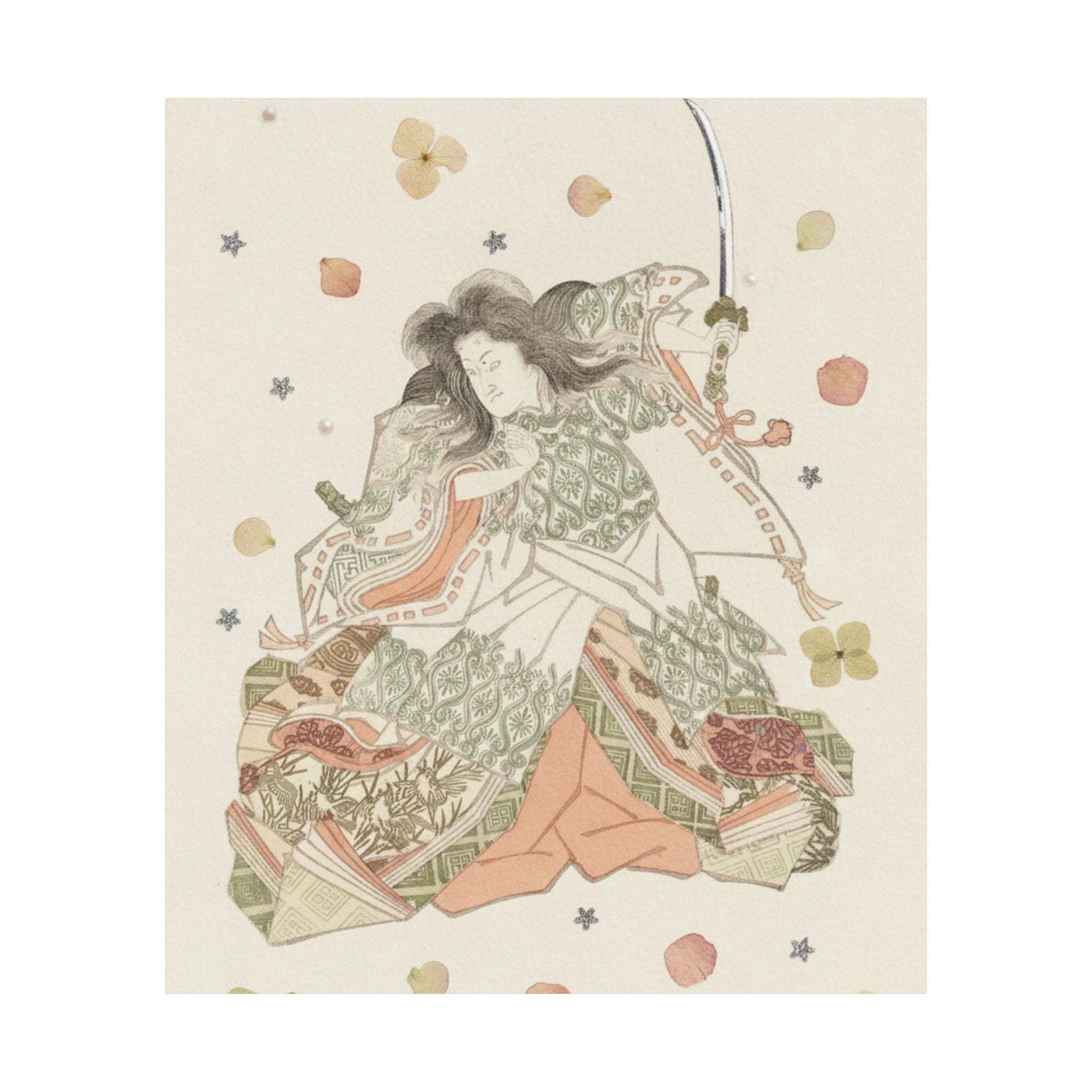 Botanical — Actor As Tokihira — Matte Poster