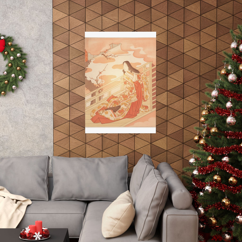 Southern Sunset — Court Lady Praising The Plum Blossom — Matte Poster