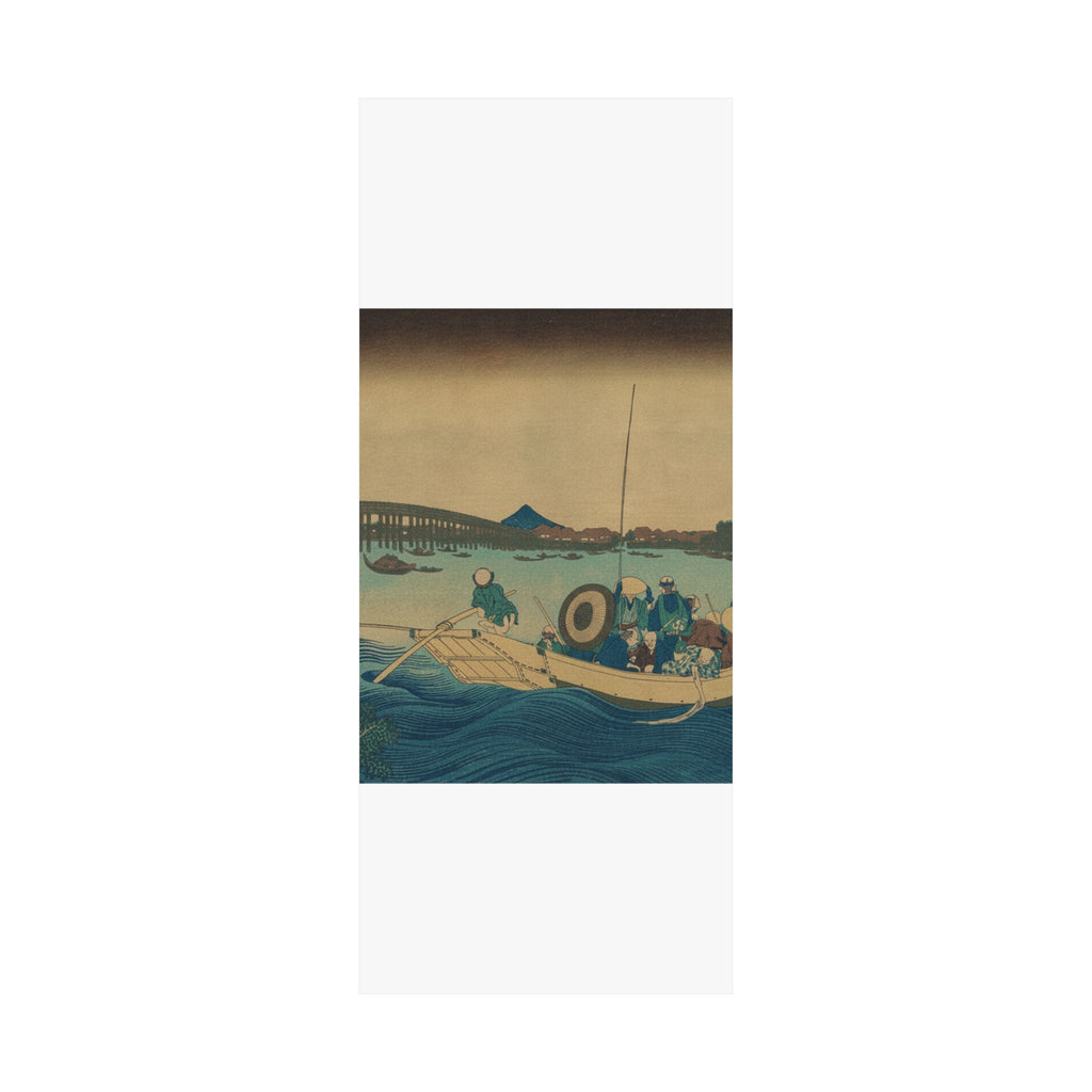 Cinematic — Viewing The Sunset Over Ryōgoku Bridge From The Onmayagashi Embankment (Onmayaga — Matte Poster