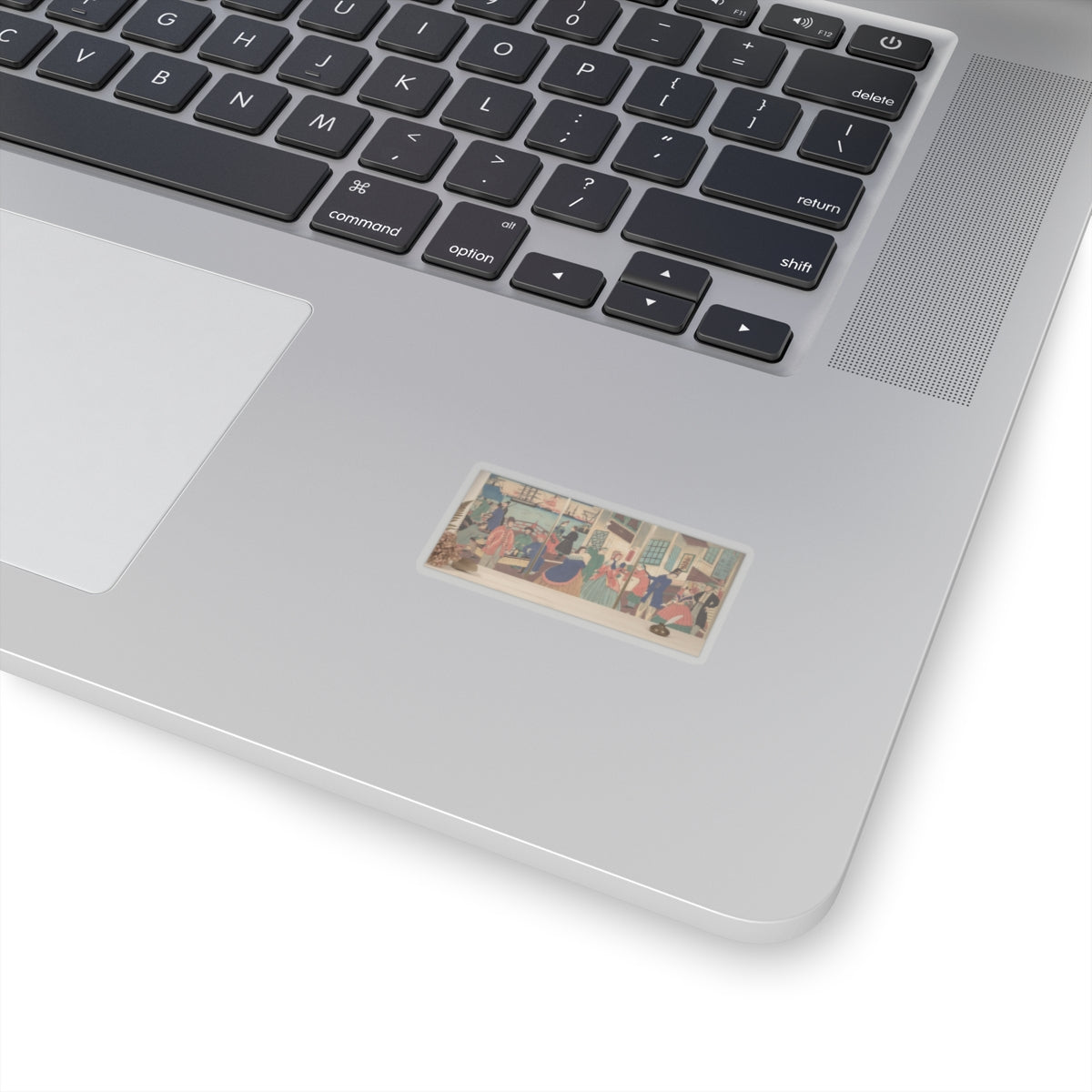 Product Marketing — People Of The Five Nations Drinking And Eating (Gokakoku Jinbutsu Dontaku No Zu) — Kiss-Cut Sticker