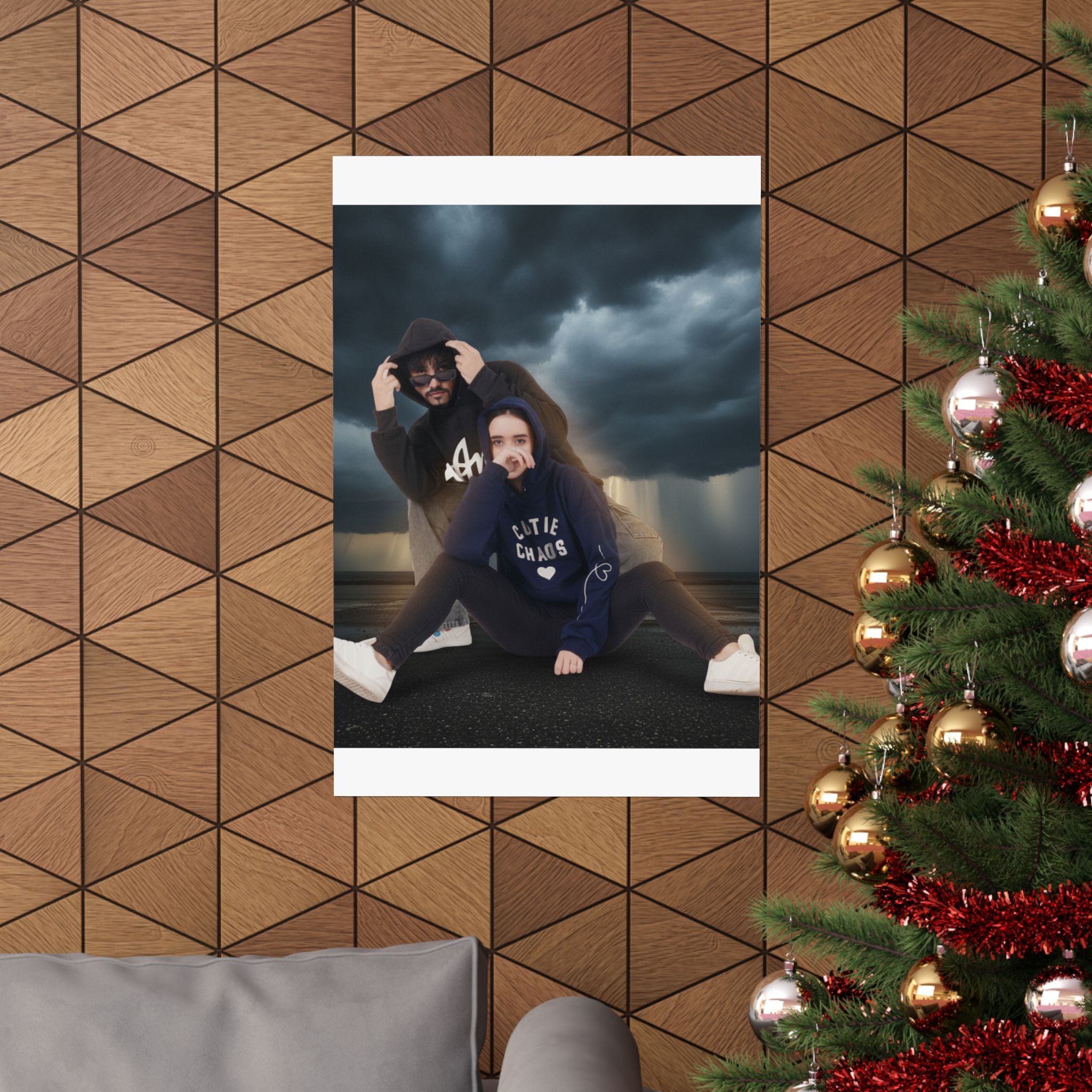 Dramatic Storm — People — Matte Poster