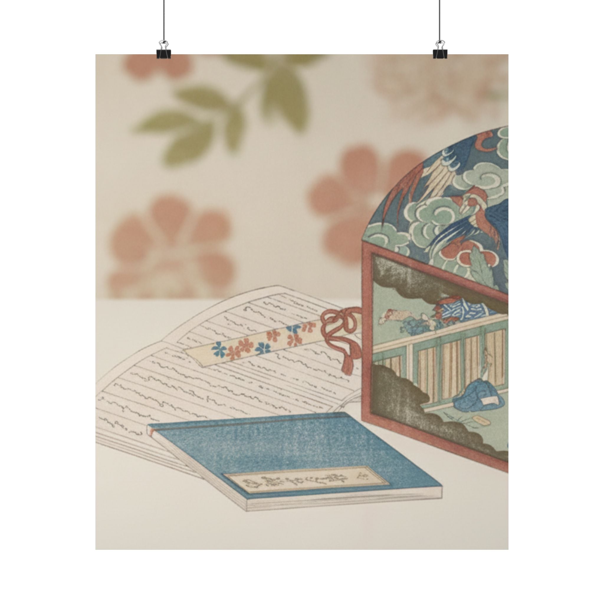 Product Marketing — Box And Books — Matte Poster