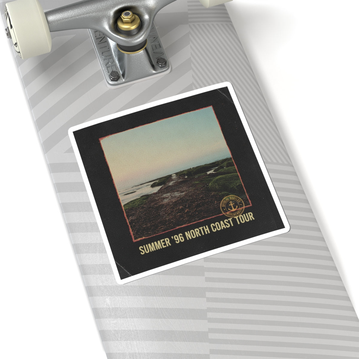 Vintage Bootleg — Beach — Kiss-Cut Sticker