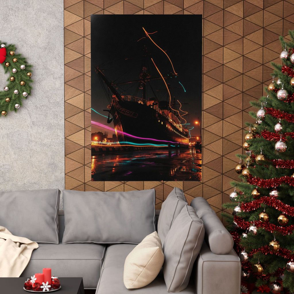 Fast Furious — Yokohama Trade: Picture Of Westerners Shipping Cargo — Matte Poster