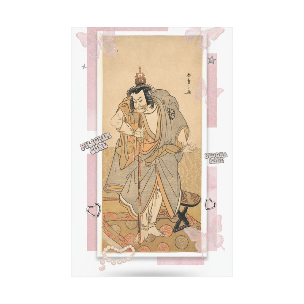 Ecommerce Main — The Actor Nakamura Nakazo As A Rokuju-Rokubu (Pilgrim To Buddhist Temple) — Matte Poster